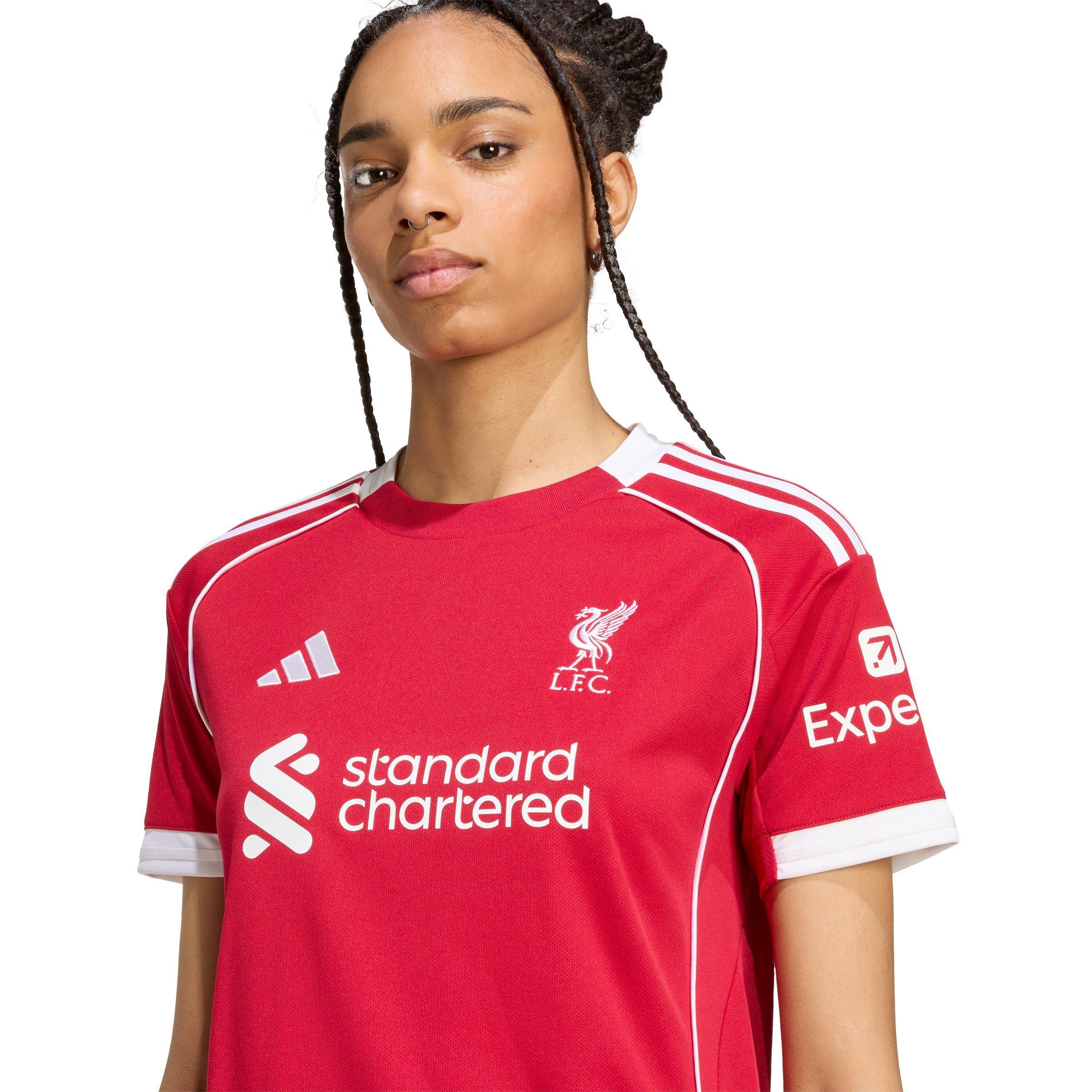 Crvena - adidas - Liverpool Home Shirt 2025 2026 Womens - 5