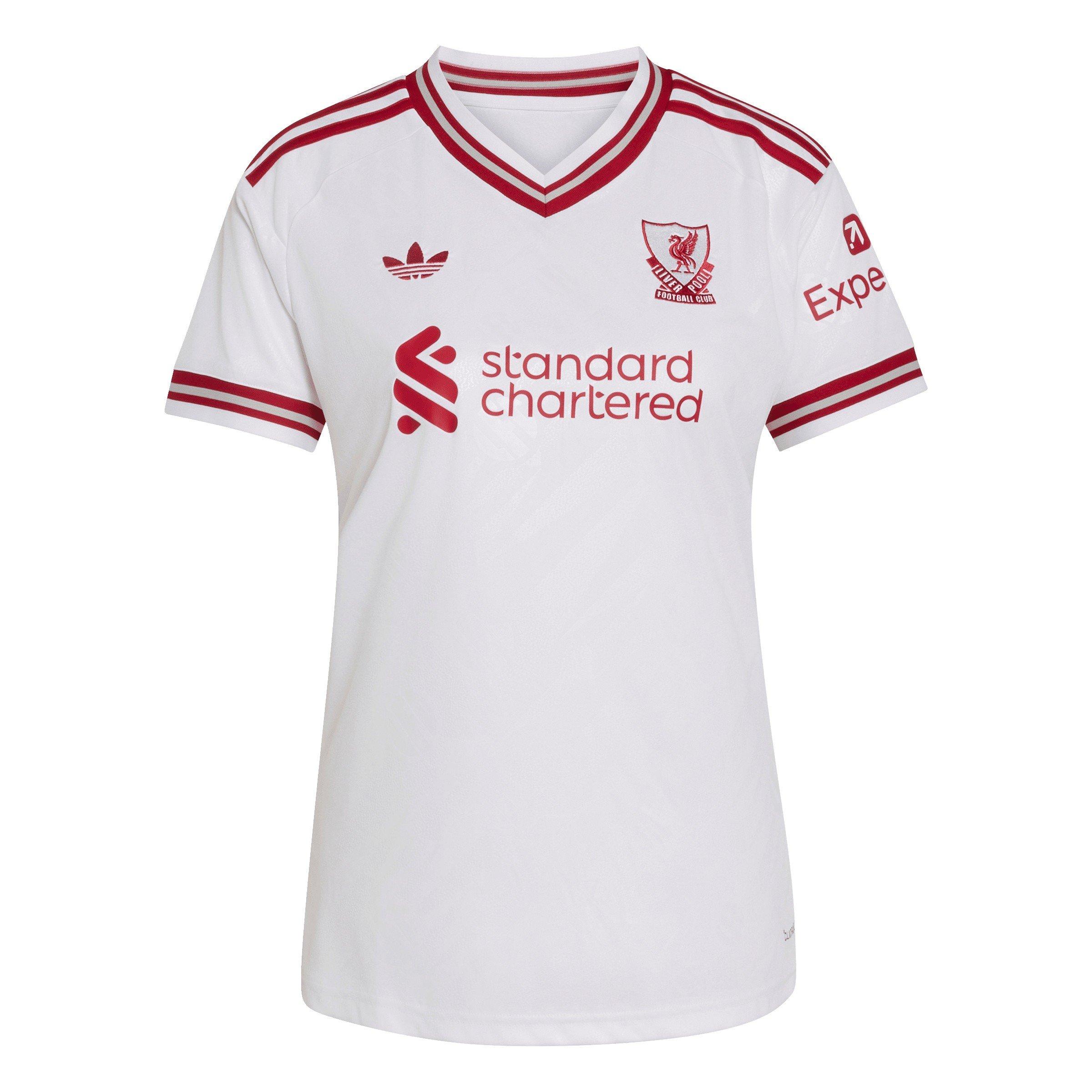 White/Red - adidas - Liverpool Away Shirt 2026/27 Womens - 1