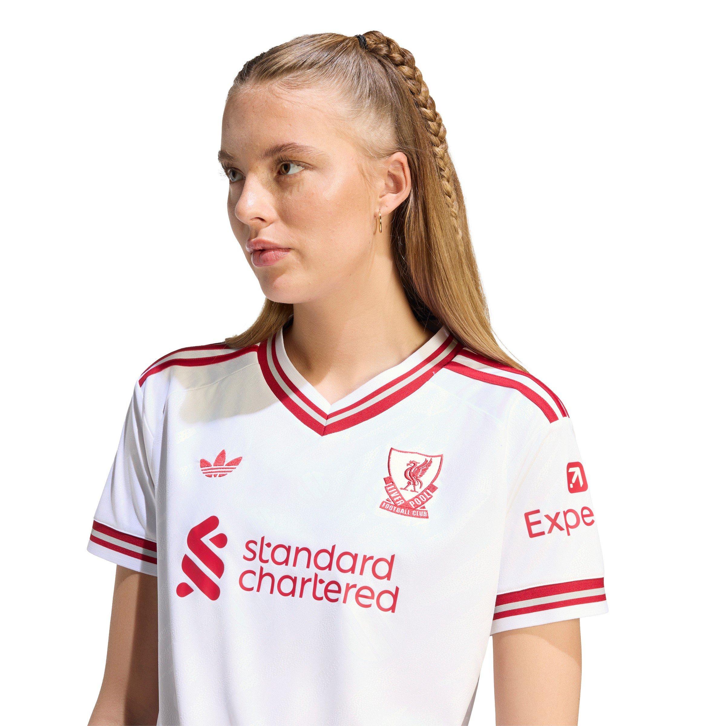White/Red - adidas - Liverpool Away Shirt 2026/27 Womens - 5