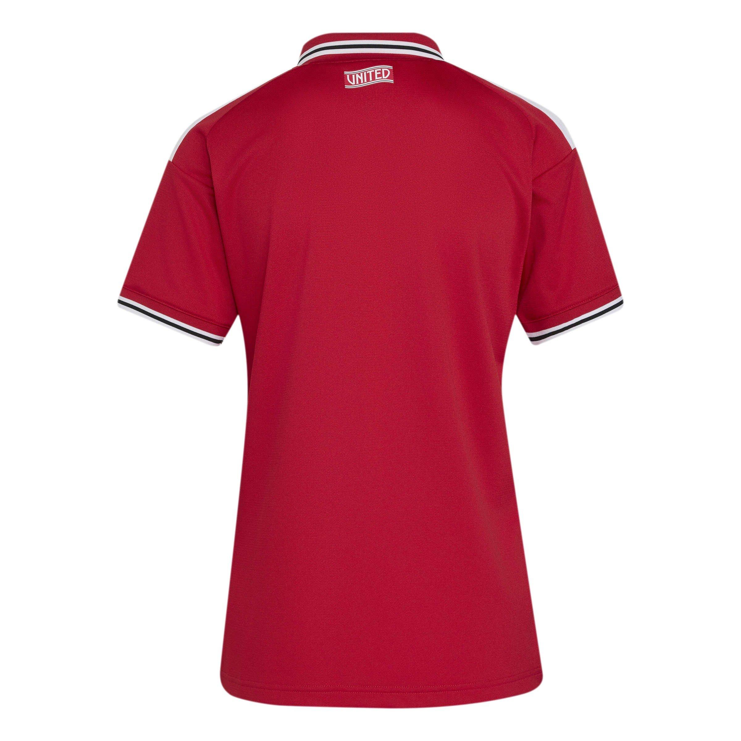 Rojo/Blanco - adidas - Womens Manchester United Domestic Home Football Shirt 2026 2027 - 2