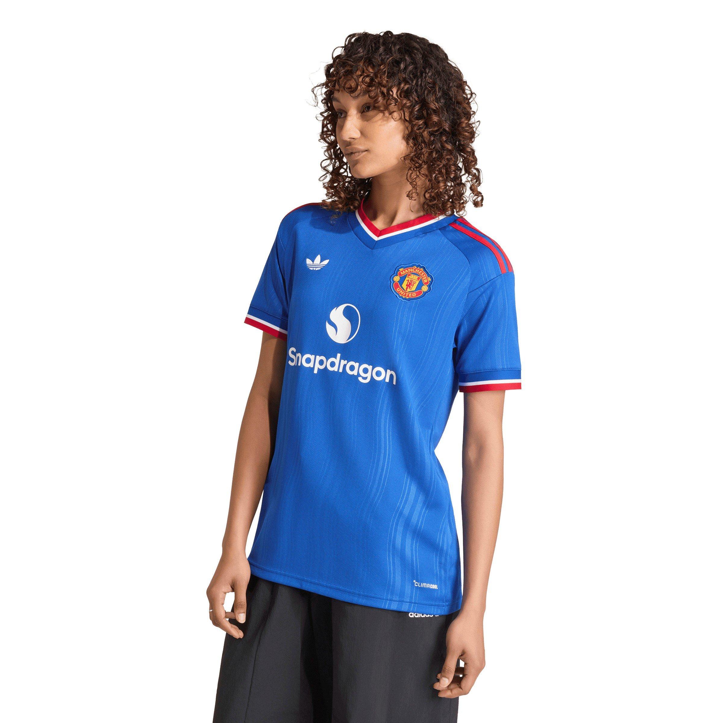 Blå/Rød - adidas - Manchester United Away Shirt 2026/27 Womens - 3
