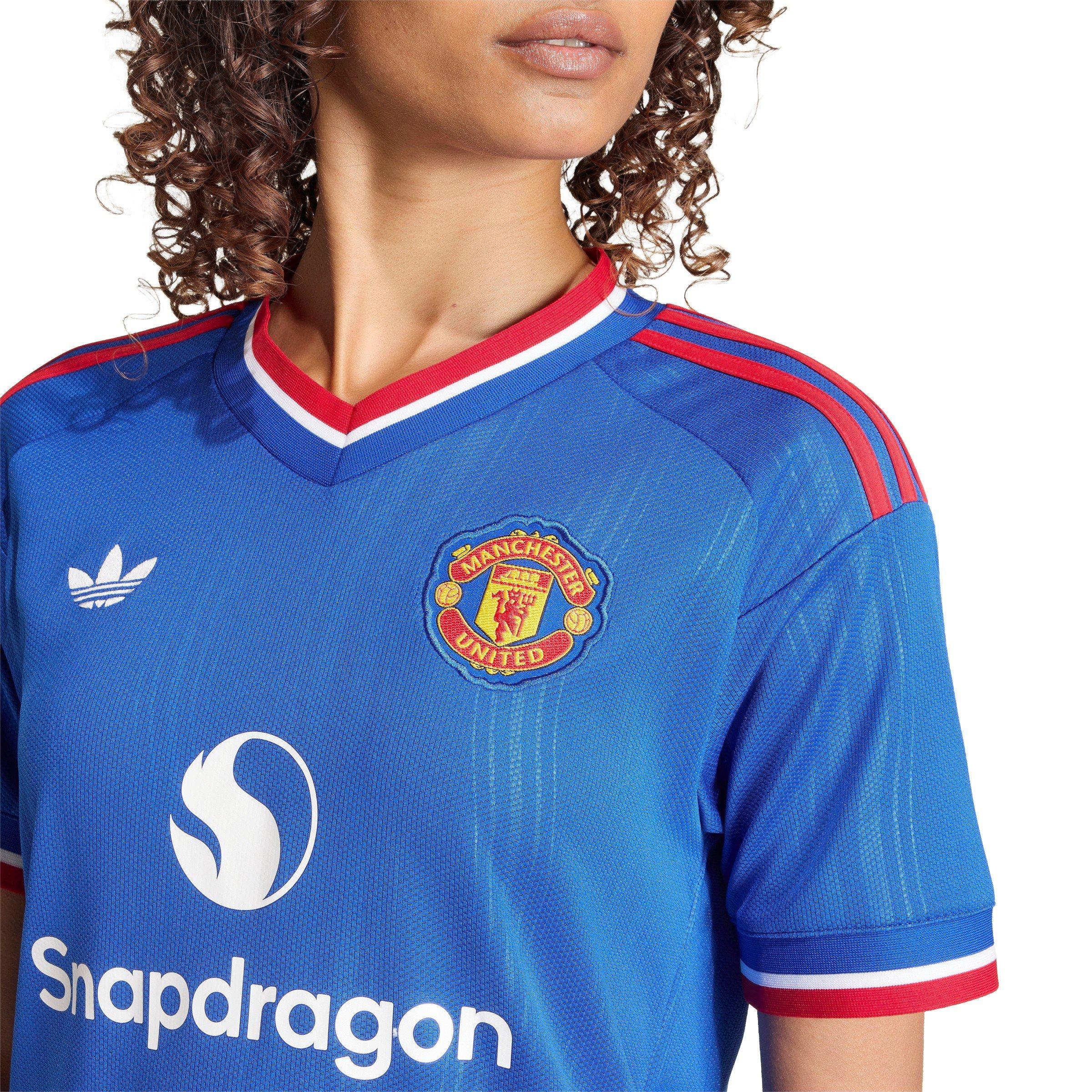 Blå/Rød - adidas - Manchester United Away Shirt 2026/27 Womens - 5