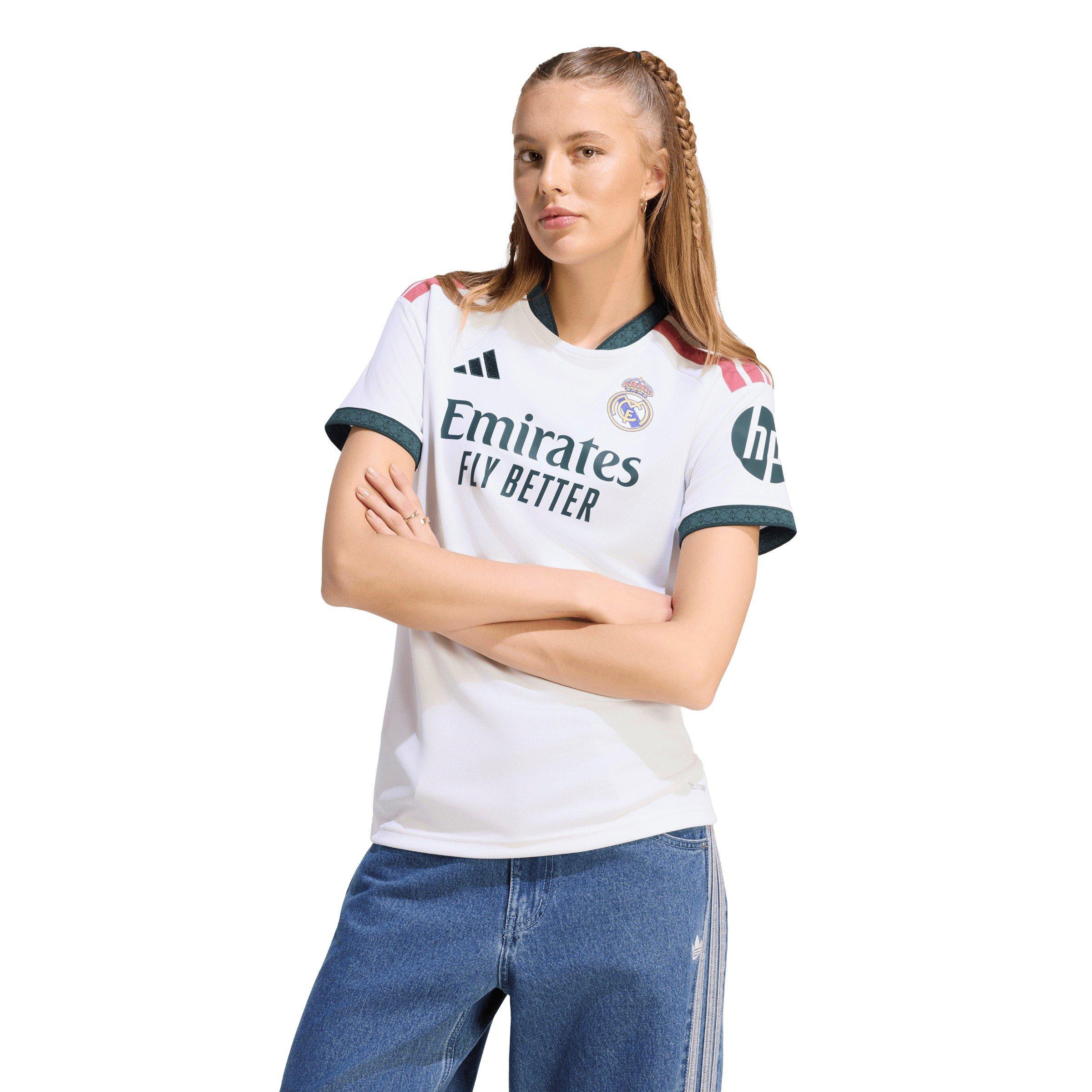 White/Green - adidas - Real Madrid Home Shirt 2026/27 Womens - 3