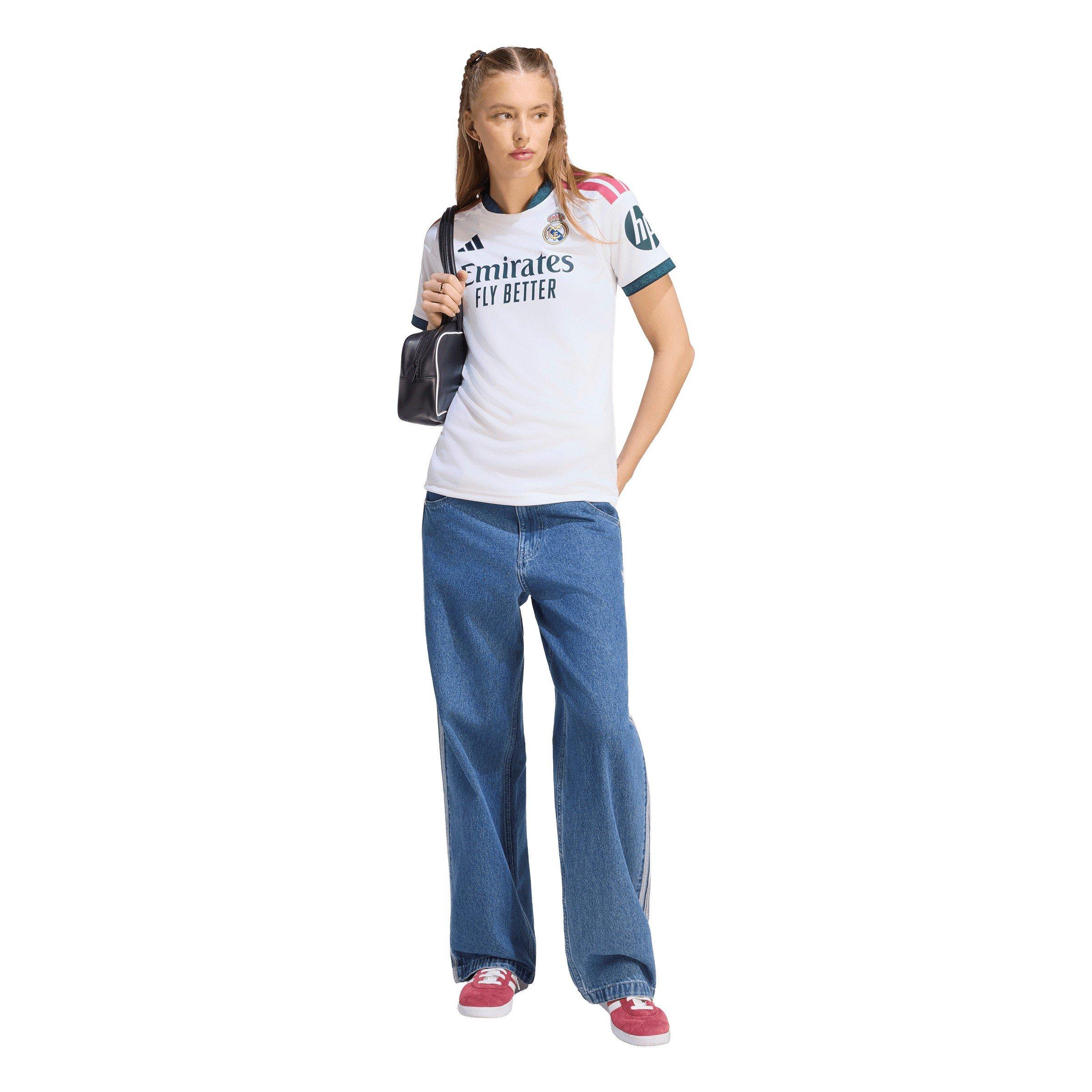 White/Green - adidas - Real Madrid Home Shirt 2026/27 Womens - 7