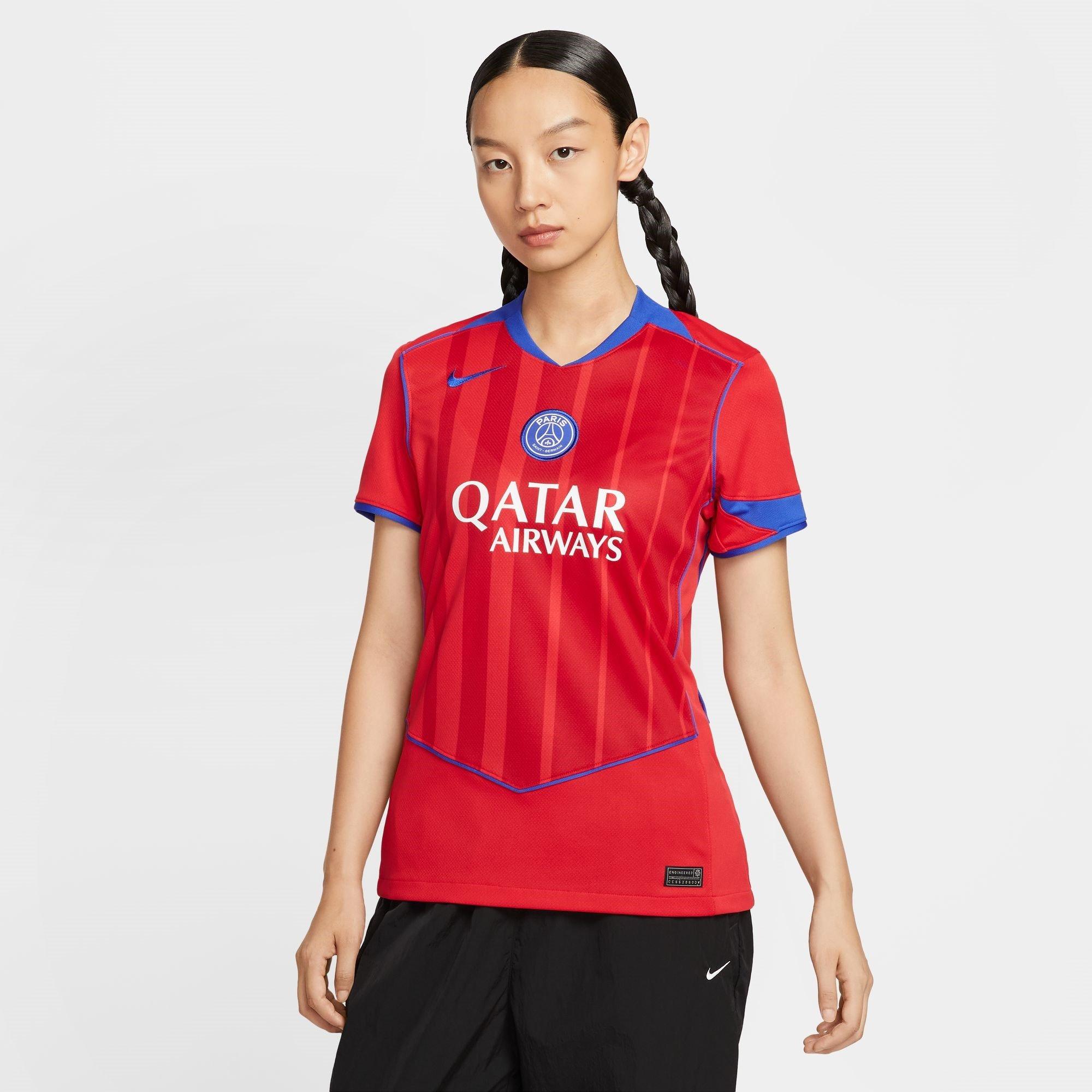 Red/Blue - Nike - PSG Third Shirt 2025 2026 Womens - 3