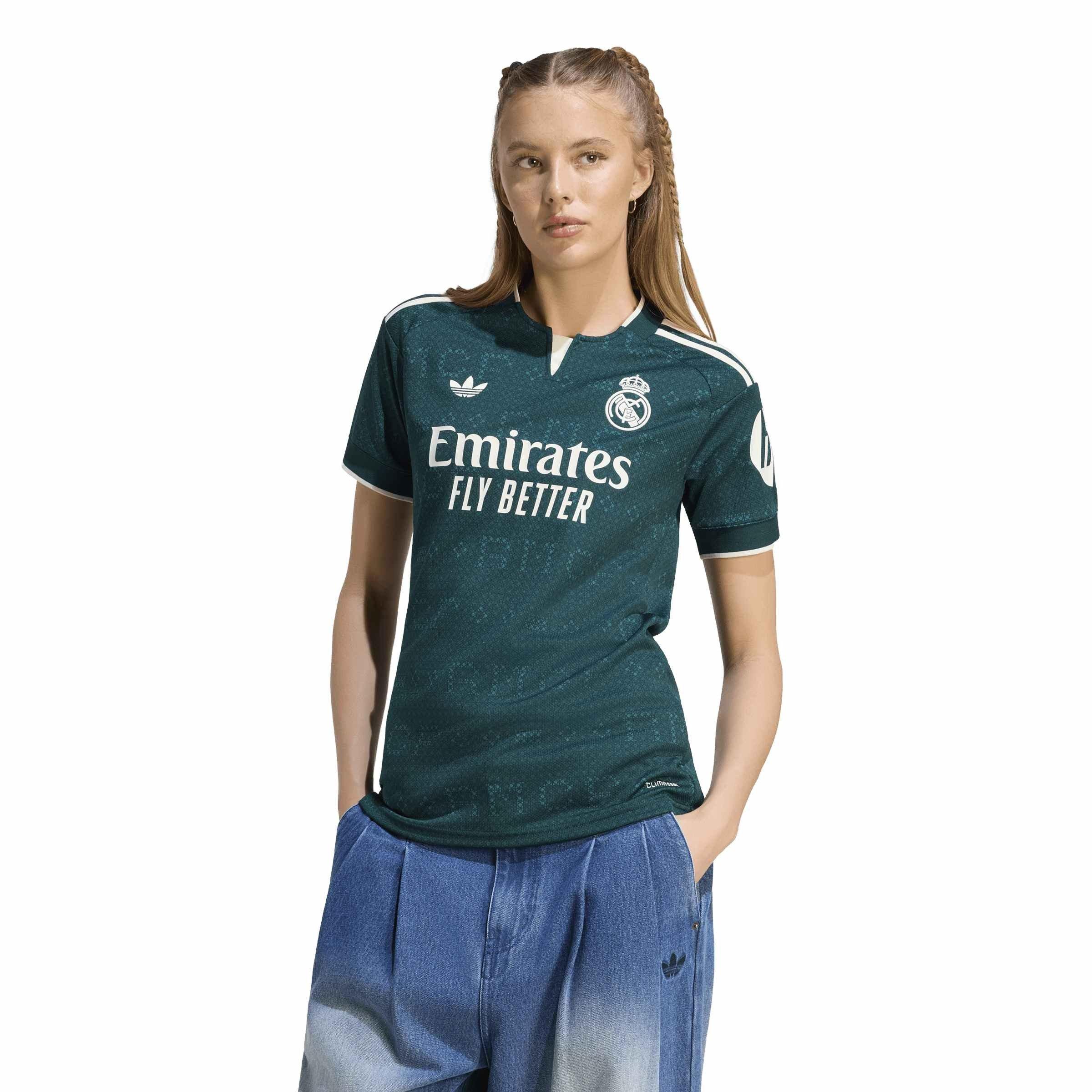 Vert/Blanc - adidas - Real Madrid Away Shirt 2026/27 Womens - 3