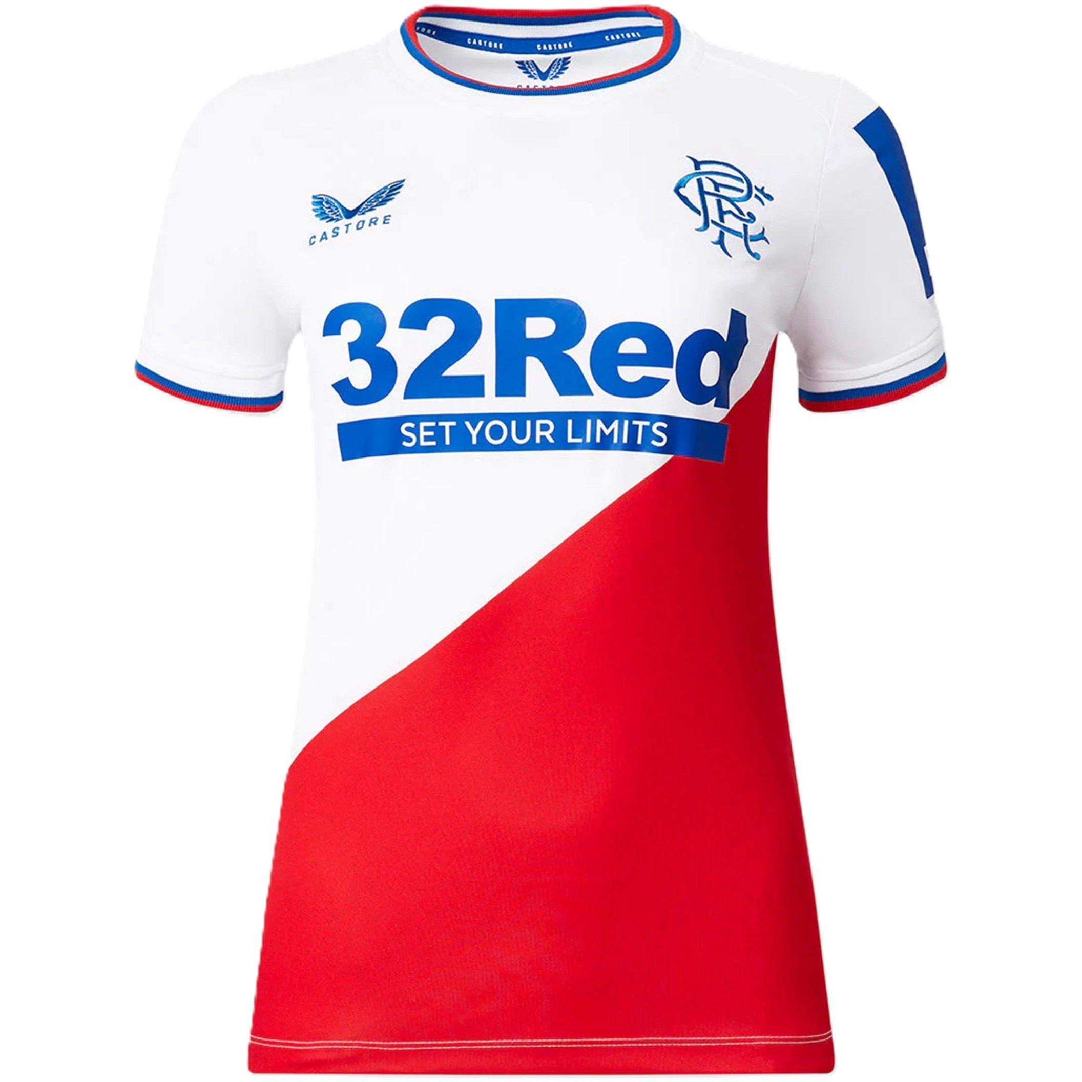 Castore Women's Domestic Football Shirt - White/Red - 12 (M)
