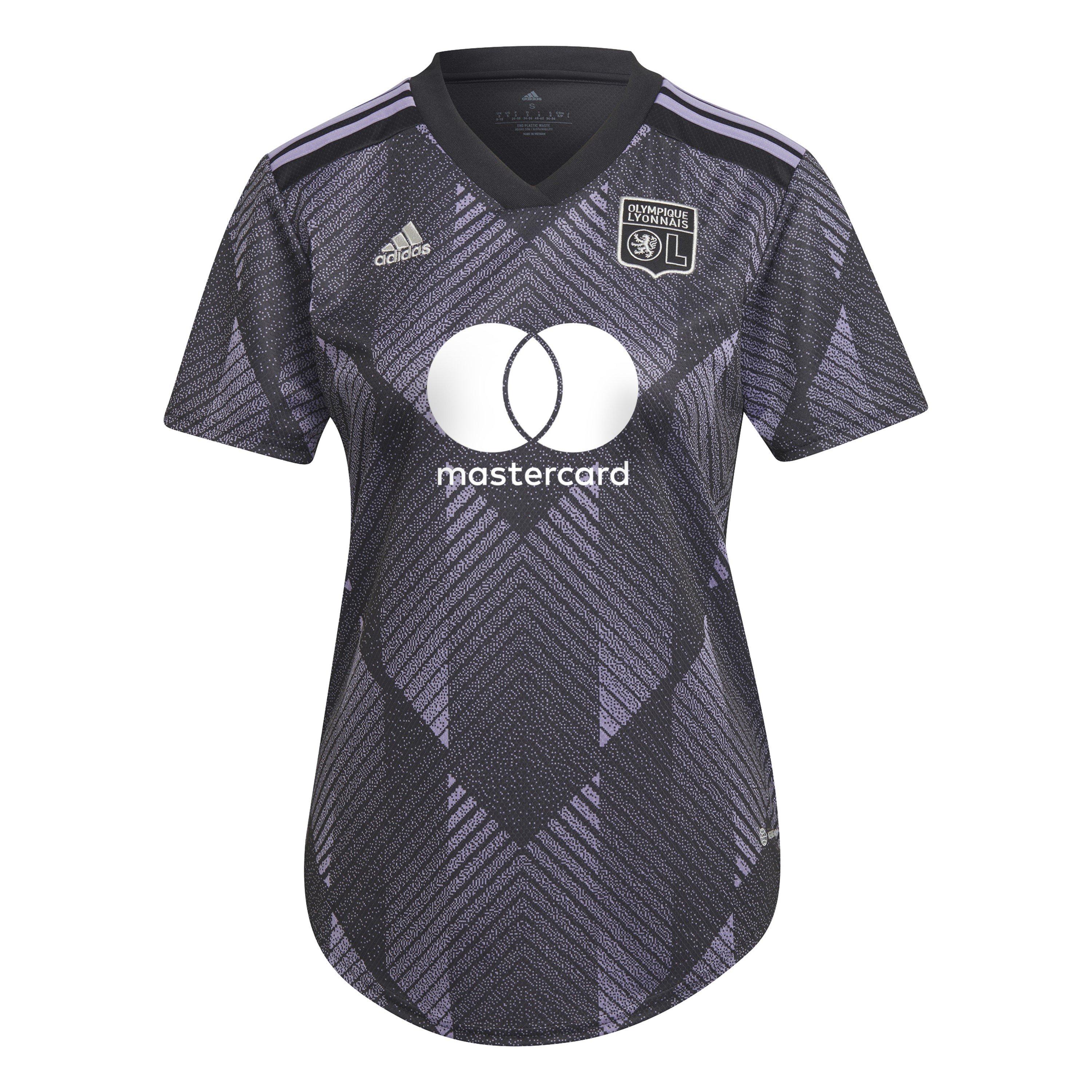 Black - adidas - Womens Olympique Lyonnais Football Shirt 2022 2023 - 1