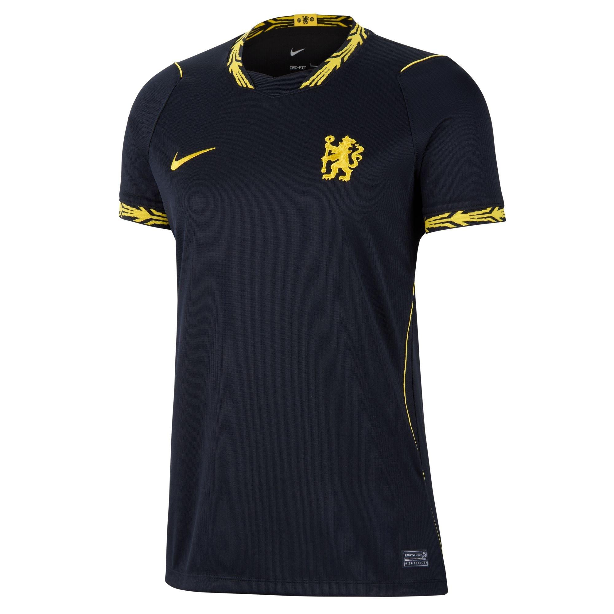 Black/Gold - Nike - Chelsea Away Shirt 2026/27 Womens - 1