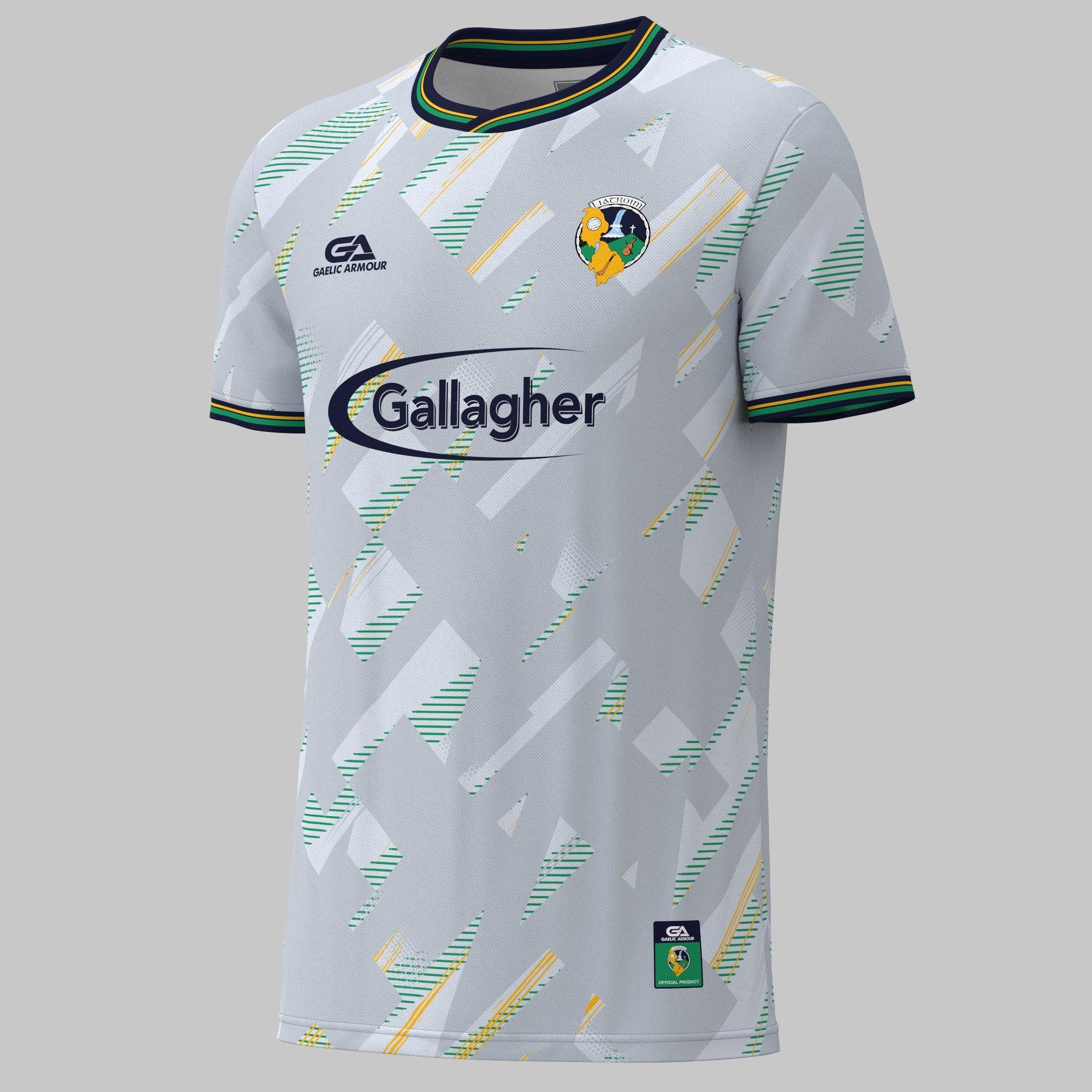 Grey/Navy - Gaelic Armour - Leitrim Training Jersey Senior - 2