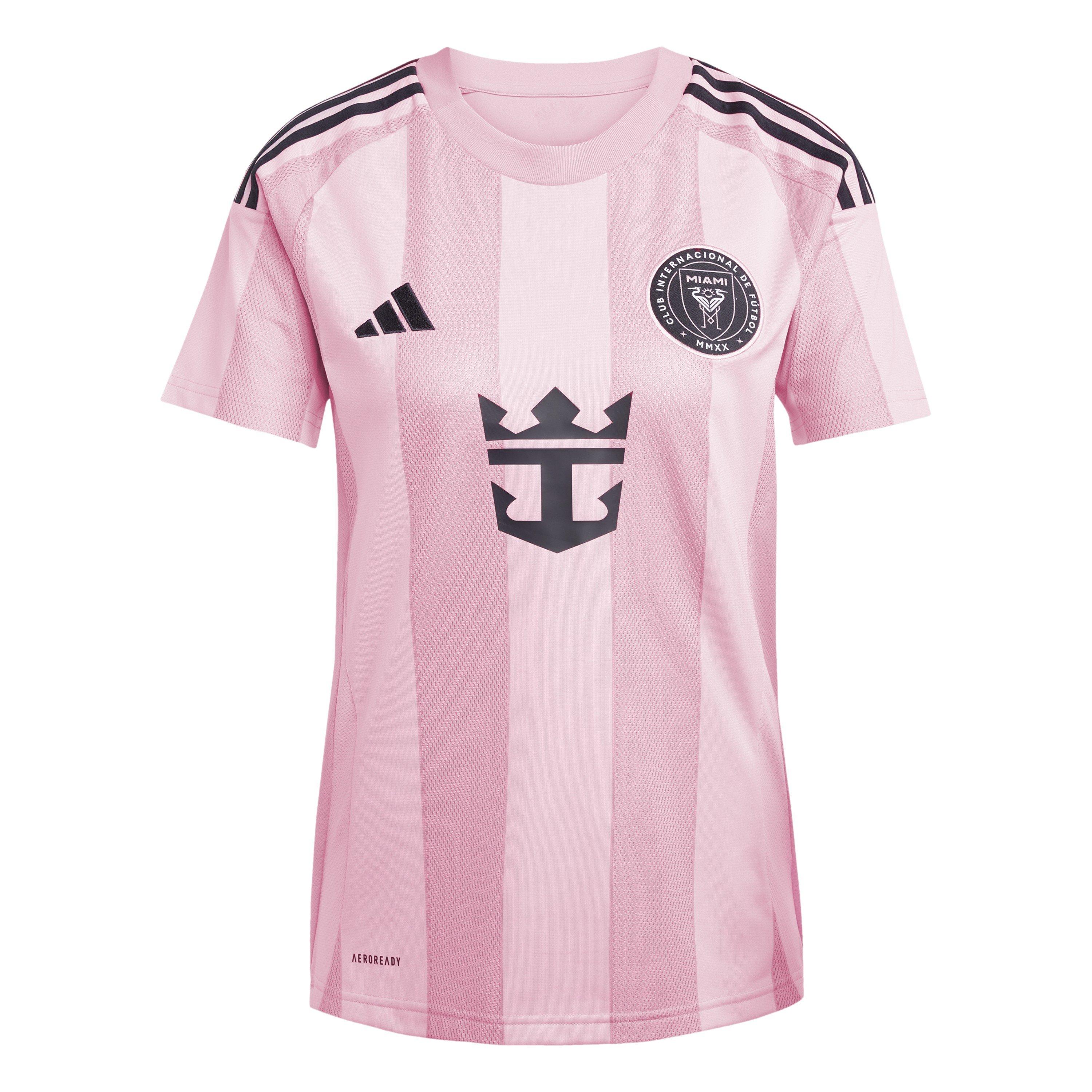 Pink/Black - adidas - Inter Miami Home Shirt 25/26 Womens - 1