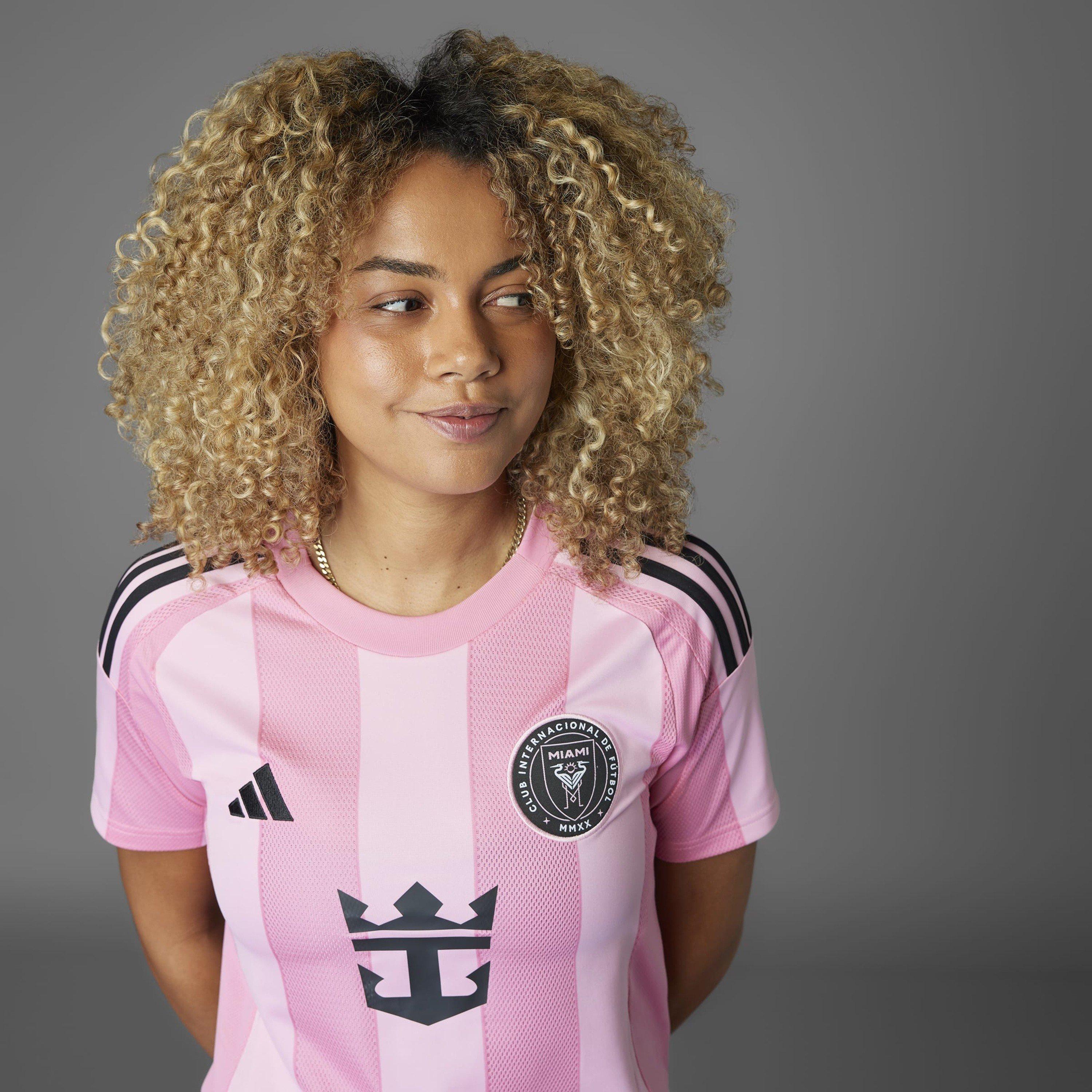 Rose/Noir - adidas - Inter Miami Home Shirt 25/26 Womens - 12