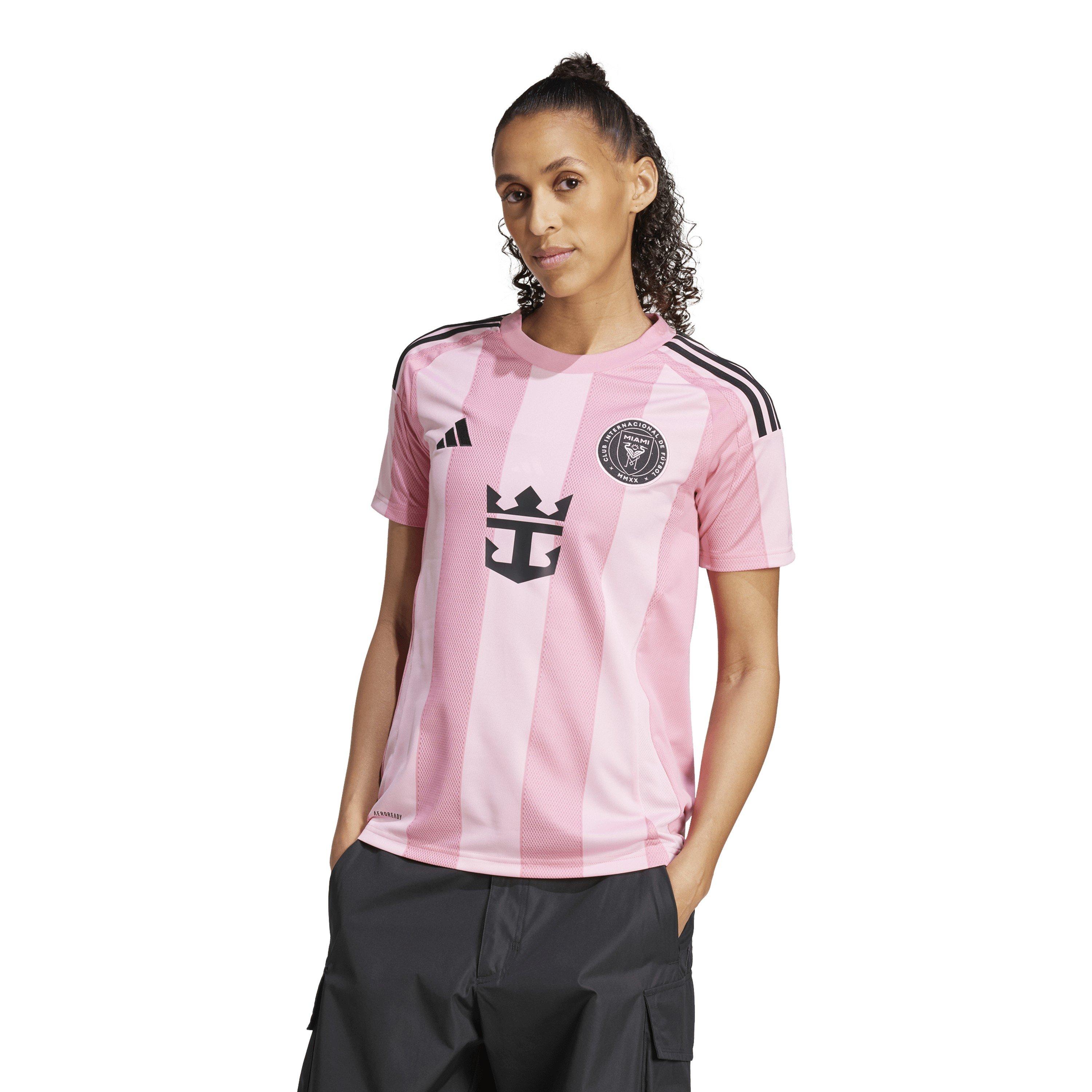 Rose/Noir - adidas - Inter Miami Home Shirt 25/26 Womens - 3