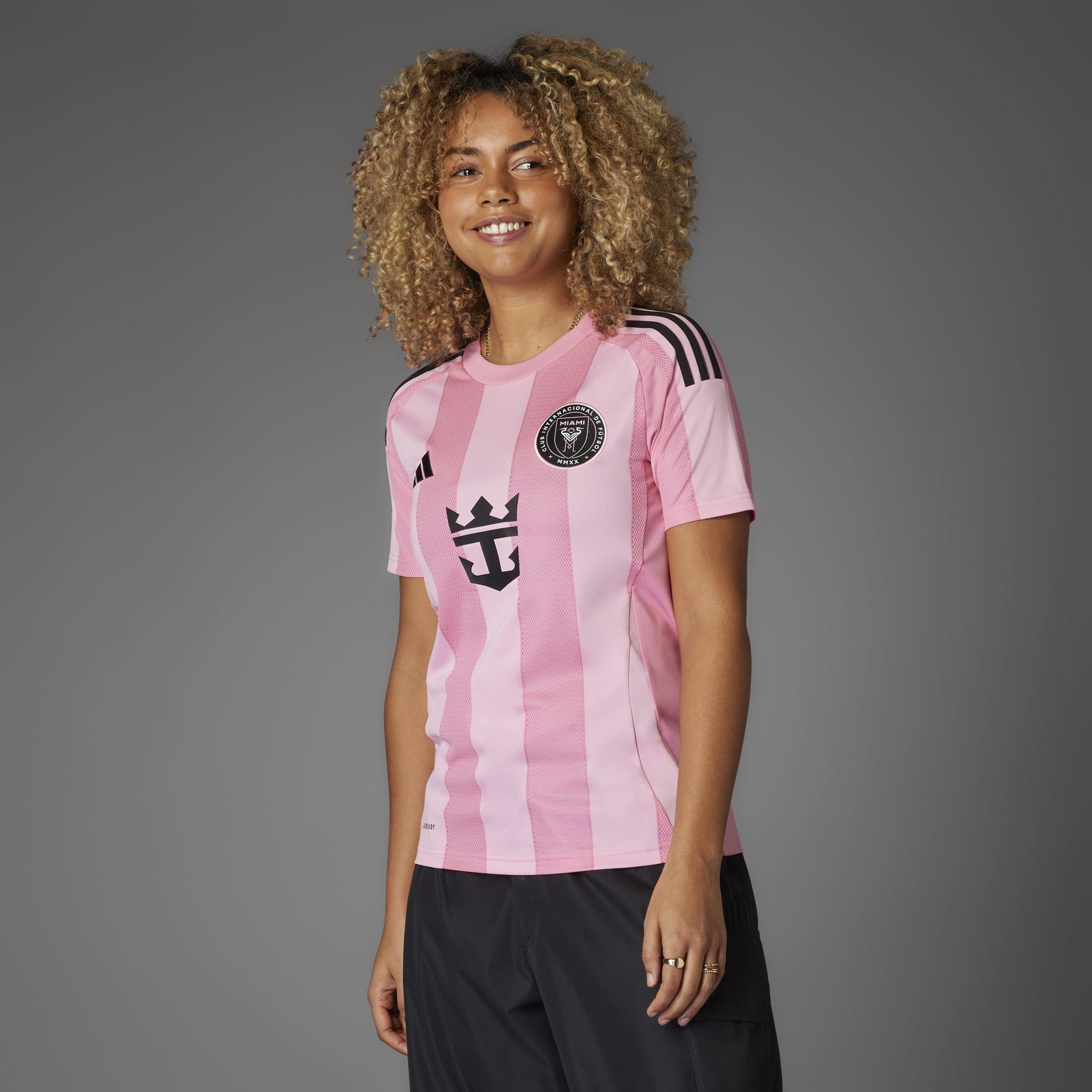 Rose/Noir - adidas - Inter Miami Home Shirt 25/26 Womens - 9
