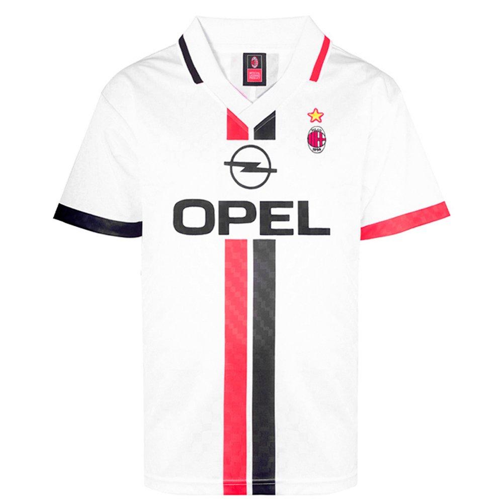 Blanc/Rouge - Score Draw - ScoreDraw AC Milan Retro Away Shirt 96 Adults - 1
