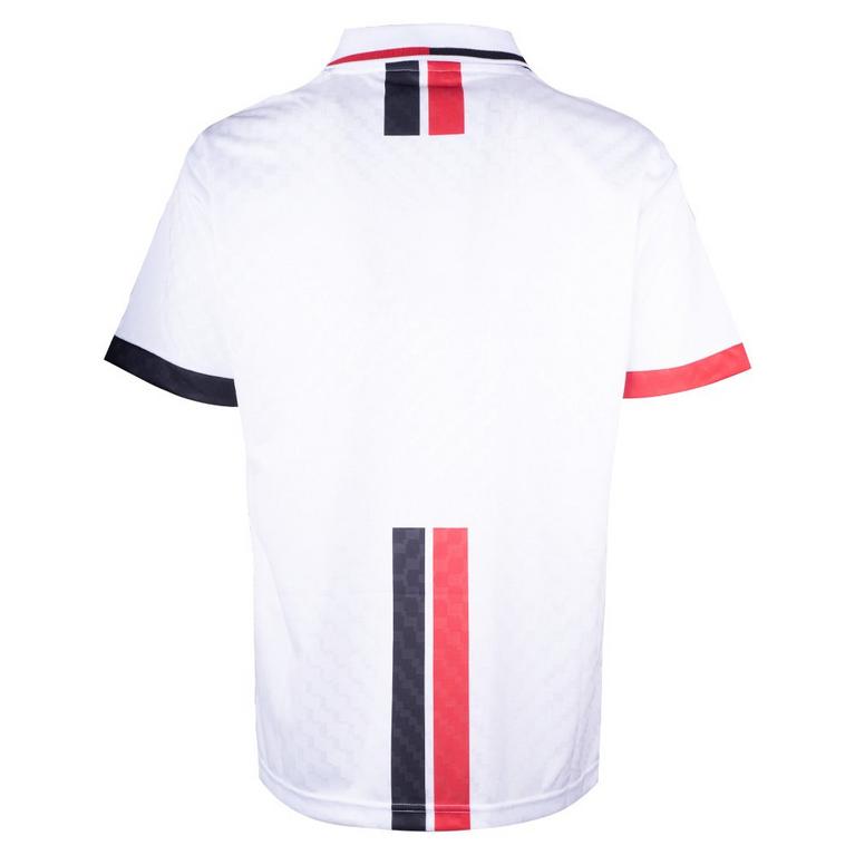 Blanc/Rouge - Score Draw - HELIOT EMIL cropped harness shirt - 2