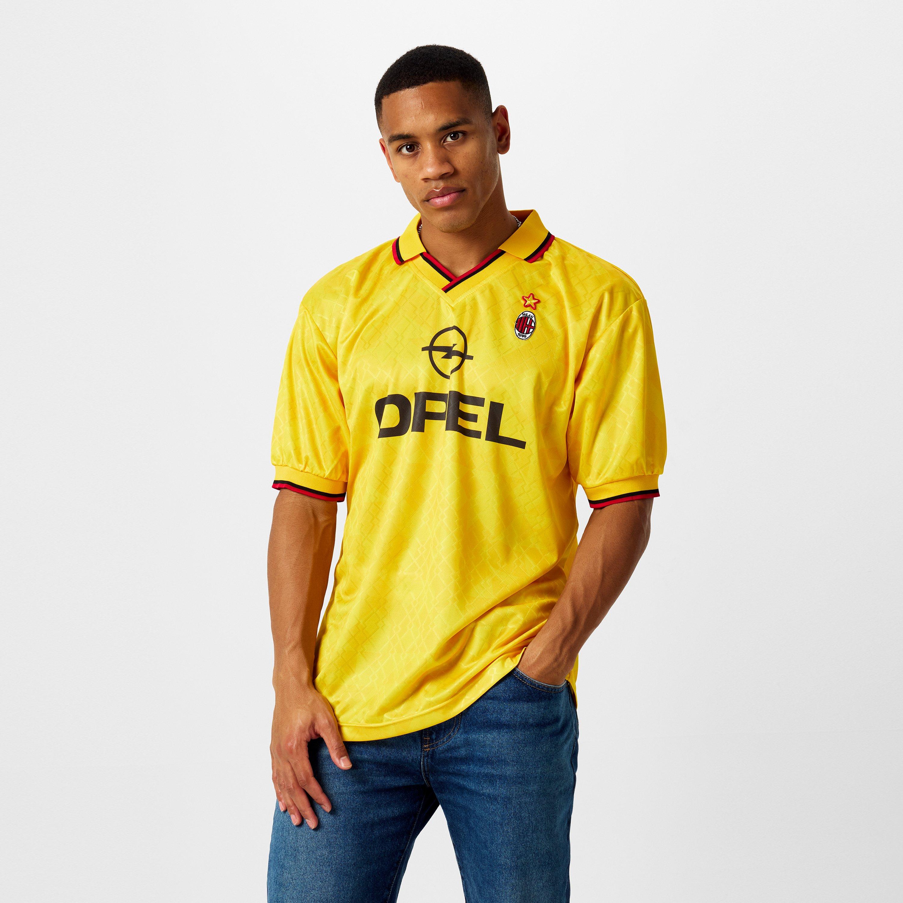 Yellow - Score Draw - AC Milan Retro Third Shirt '96 Adults - 3