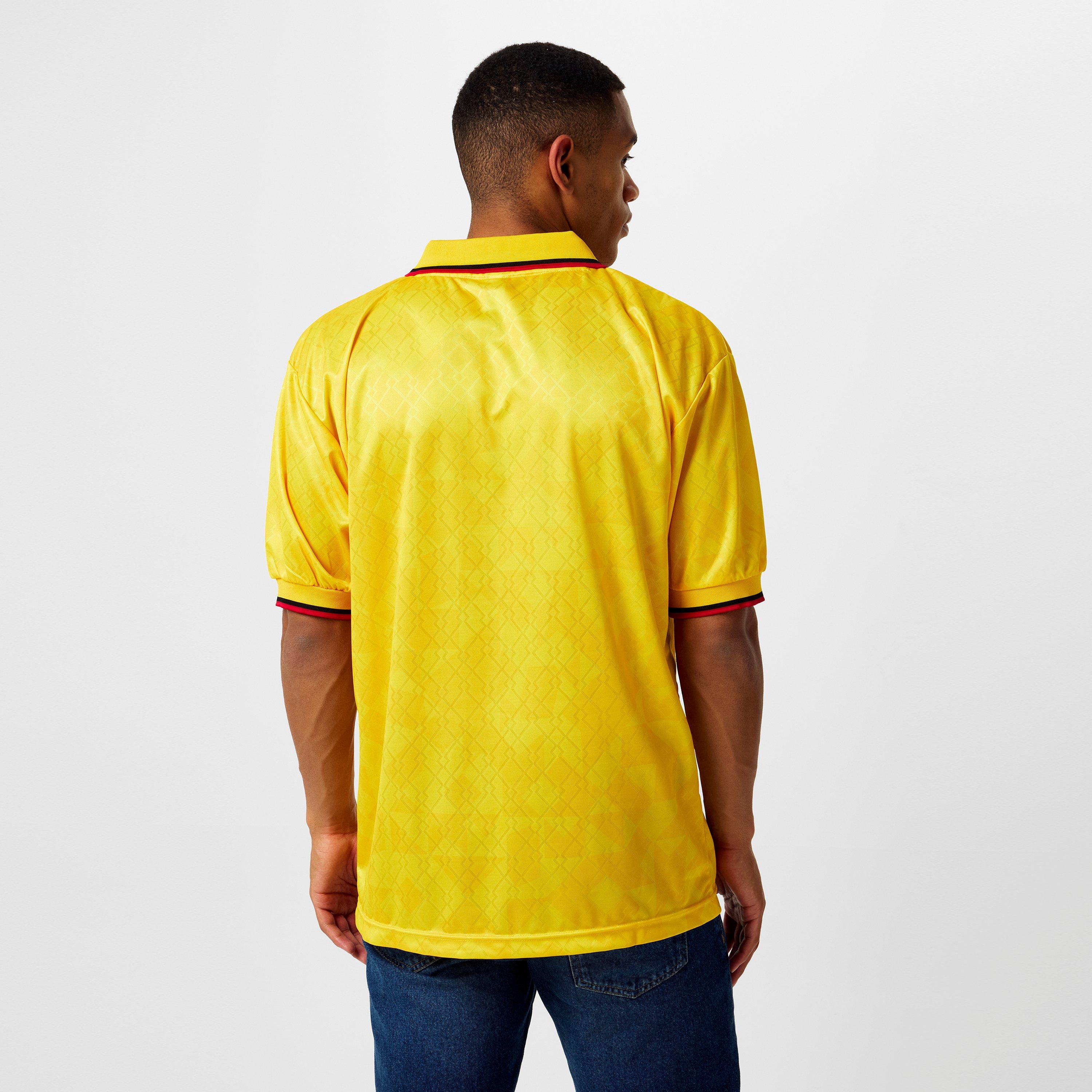 Yellow - Score Draw - AC Milan Retro Third Shirt '96 Adults - 4