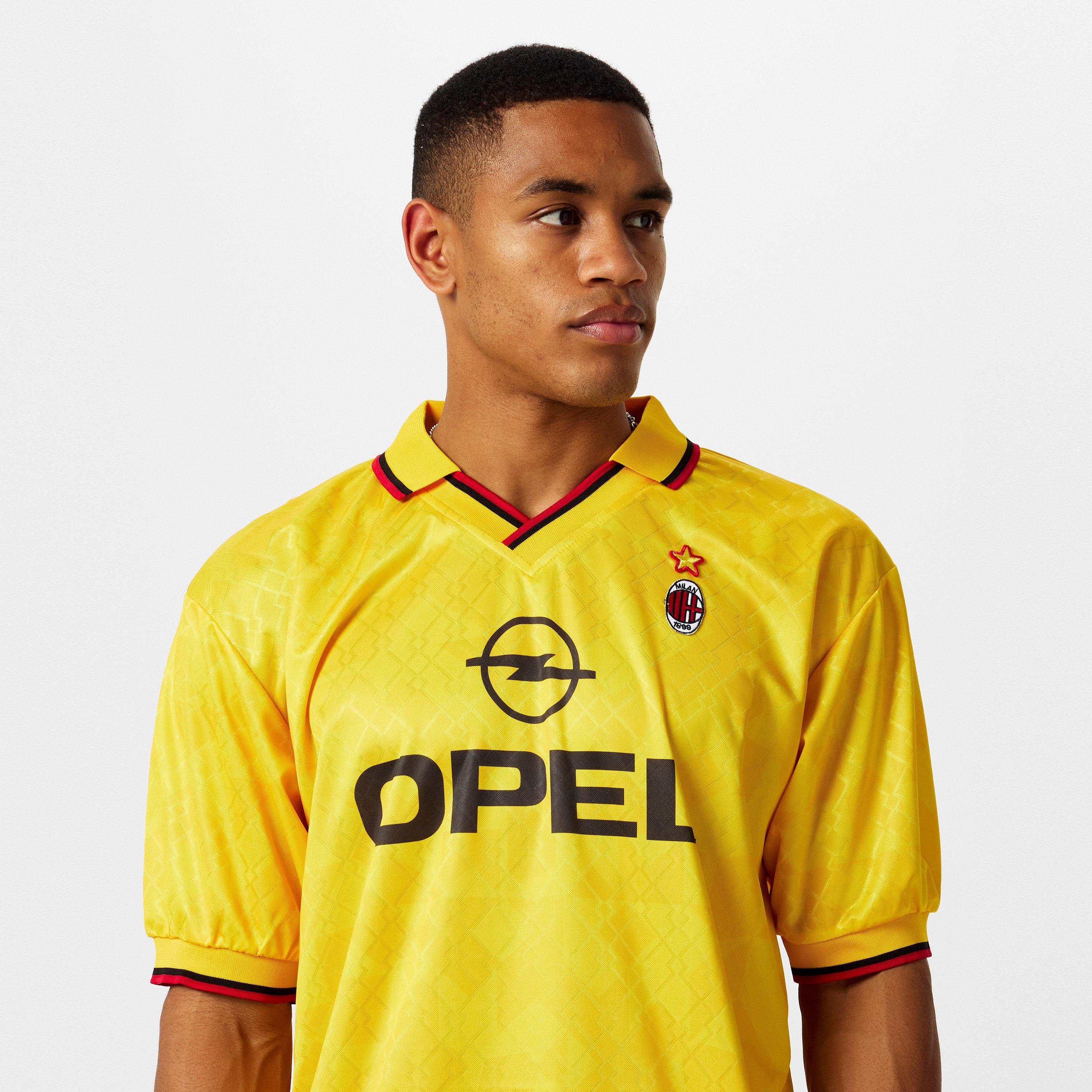 Yellow - Score Draw - AC Milan Retro Third Shirt '96 Adults - 5