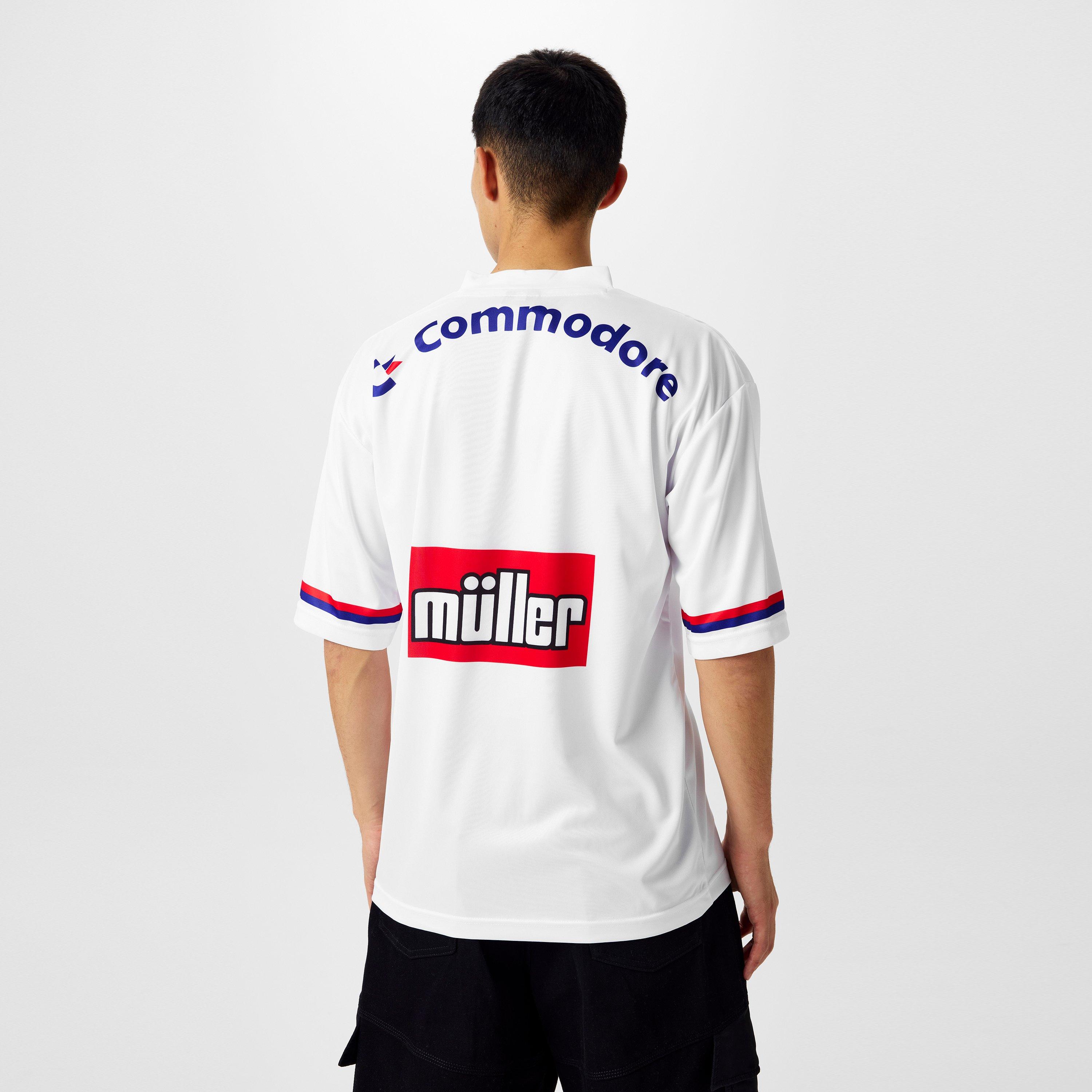 White - Score Draw - PSG Retro Home Shirt '91 Adults - 4