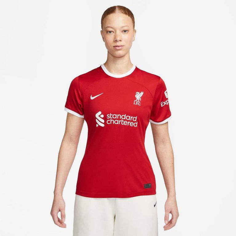 Rojo/Blanco - Nike - Liverpool Home Shirt 2023 2024 Womens - 3