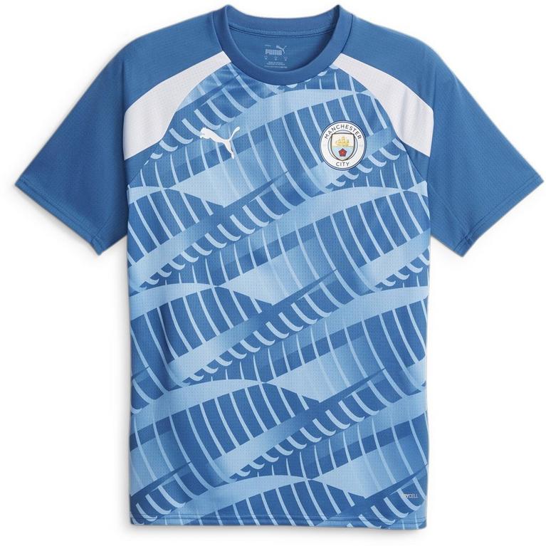 Bleu/Blanc - Puma - Manchester City Pre Match Shirt 2023 2024 Adults - 1