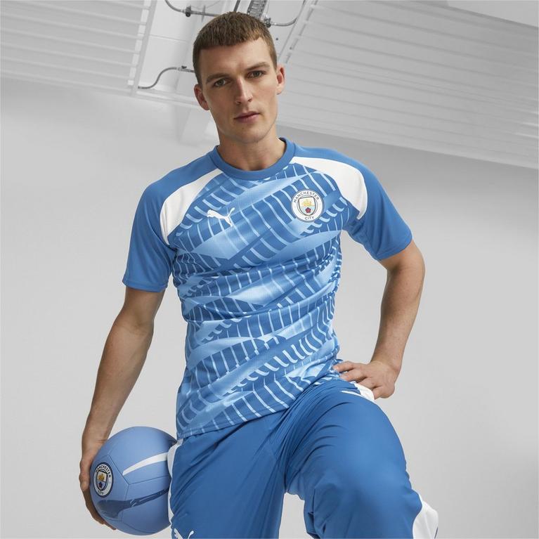 Bleu/Blanc - Puma - Manchester City Pre Match Shirt 2023 2024 Adults - 2