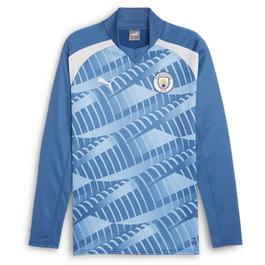 Puma Manchester City Pre Match Sweat T-shirt 2023 2024 Adults