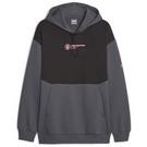 Gris/Noir - Puma - lacoste cotton blend fleece zip sweatshirt black - 1