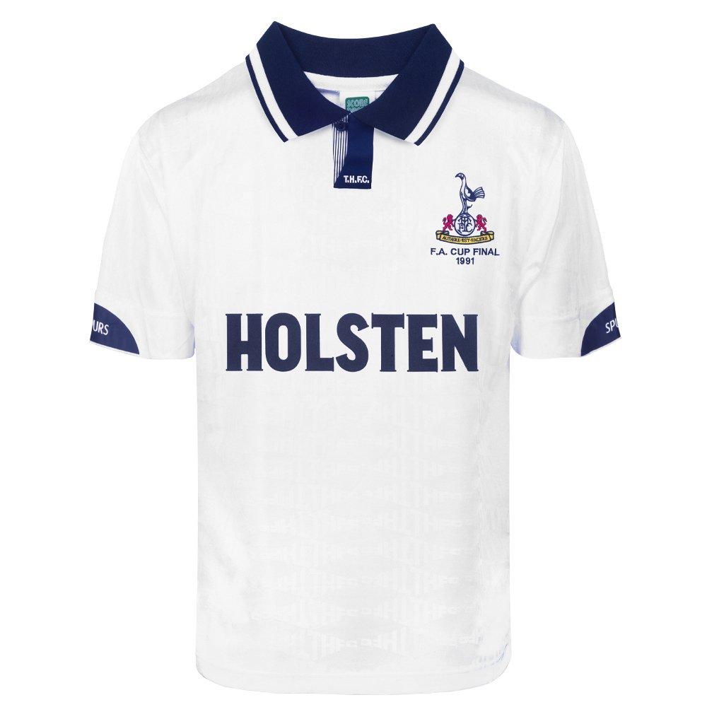 White - Score Draw - Score Draw Tottenham Hotspur Home Shirt 1991/92 - 1