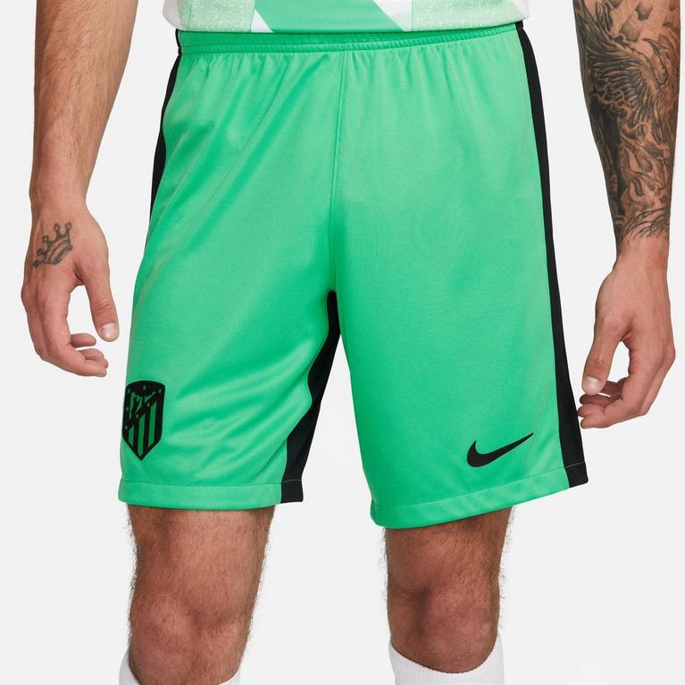Vert/Noir - Nike - pleated two-tone shorts - 1