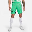 Vert/Noir - Nike - pleated two-tone shorts - 3