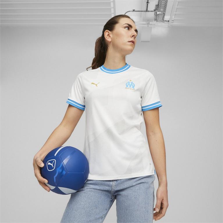 Blanco/Azul - Puma - Olympique De Marseille Home Replica Shirt 2023 2024 Womens - 2