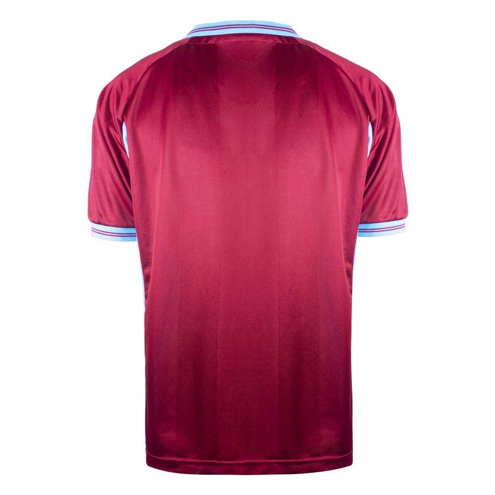Claret - Score Draw - Aston Villa Licensed Retro Football Shirt - 2