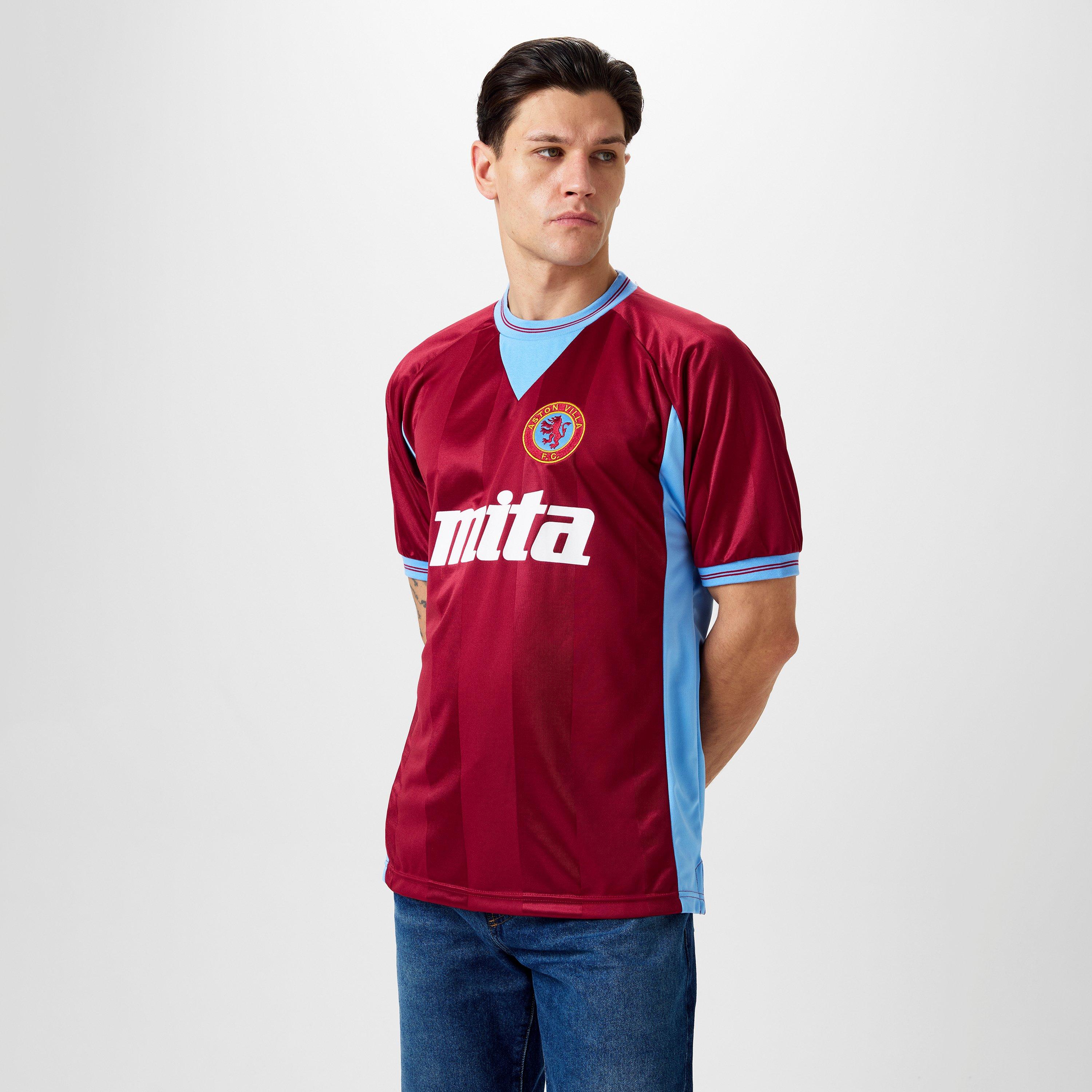 Claret - Score Draw - Aston Villa Licensed Retro Football Shirt - 3