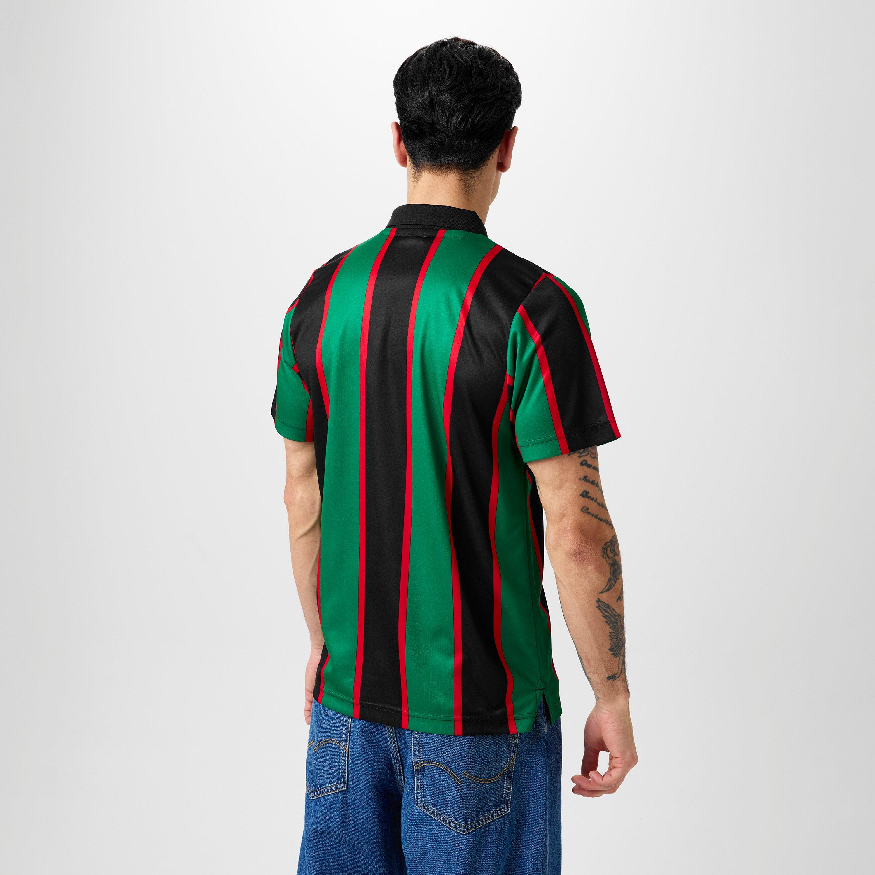 Green/Black - Score Draw - Aston Villa Retro Away Shirt '94 Adults - 4