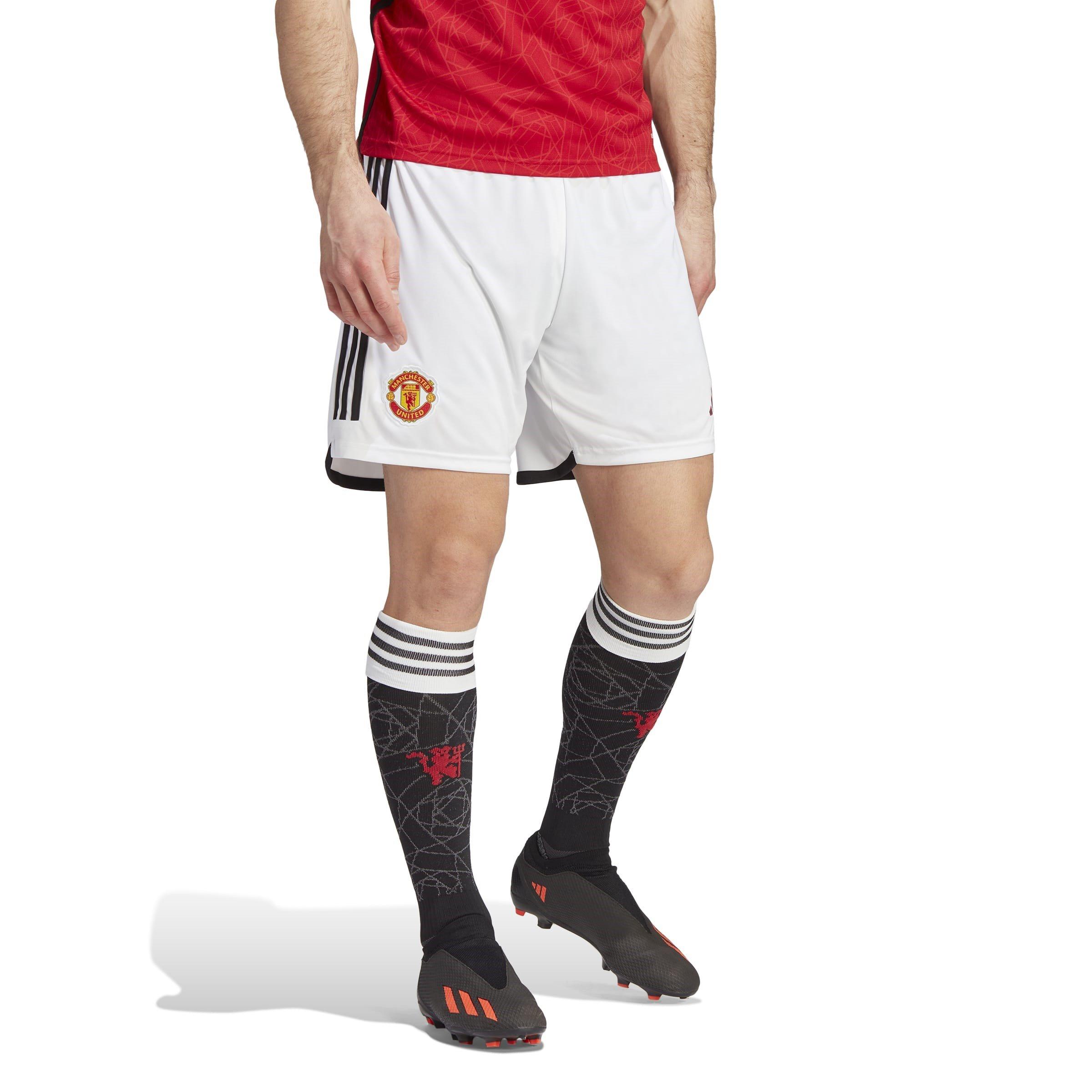 Wit - adidas - Manchester United Home Shorts 2023 2024 Adults - 2
