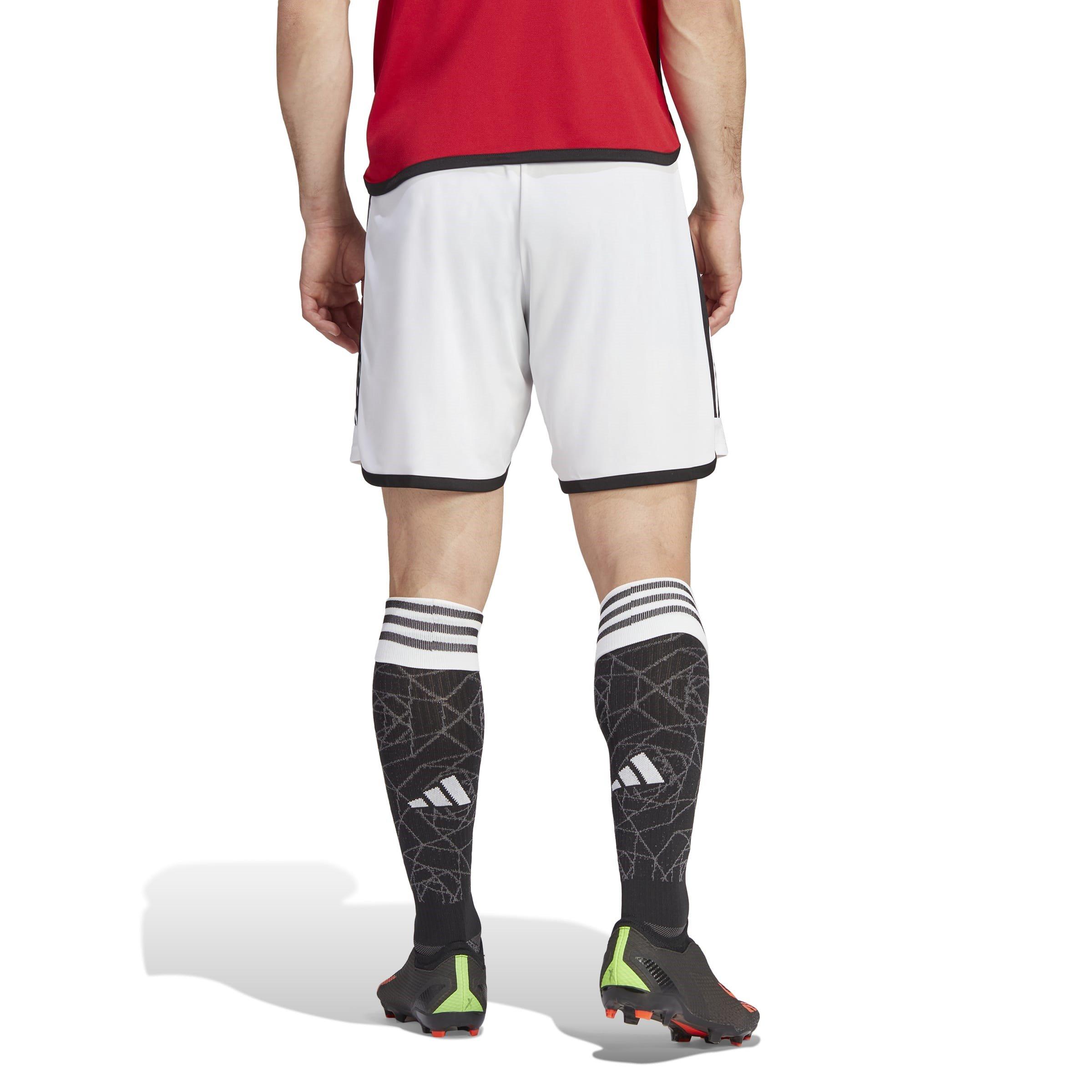 Wit - adidas - Manchester United Home Shorts 2023 2024 Adults - 3