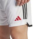 Blanco - adidas - Manchester United Home Shorts 2023 2024 Adults - 5