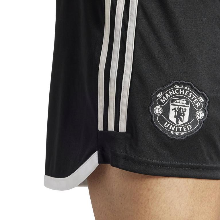 Negro - adidas - Manchester United Away Shorts 2023 2024 Adults - 5