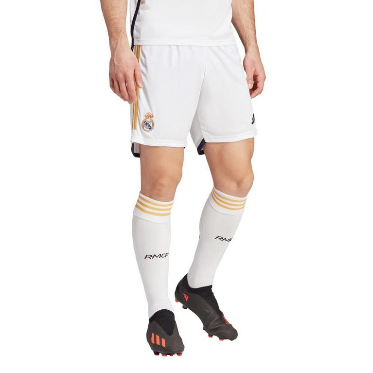 Blanco - adidas - Real Madrid Home Shorts 2023 2024 Adults - 2