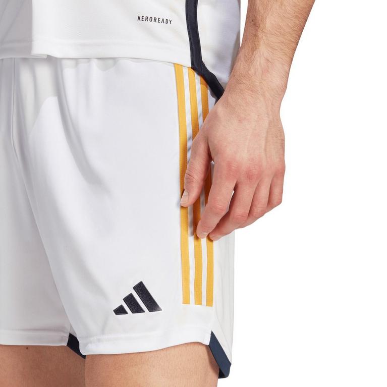 Blanco - adidas - Real Madrid Home Shorts 2023 2024 Adults - 6