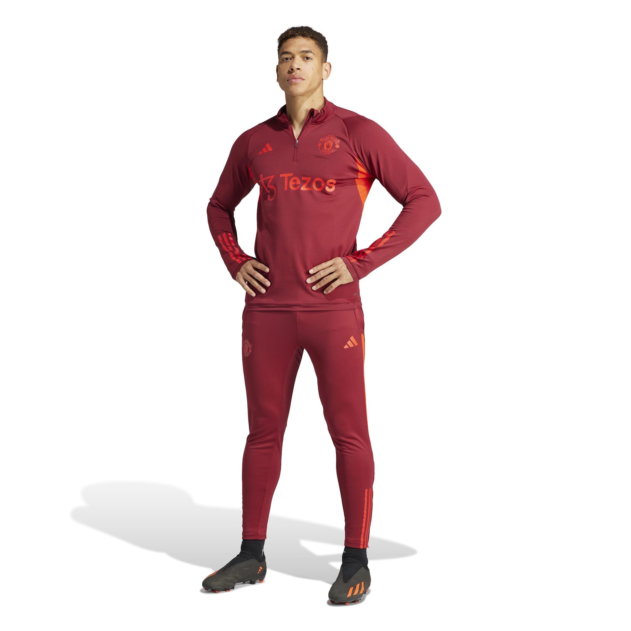 Bordo. - adidas - Manchester United Drill Top 2023 2024 Adults - 7