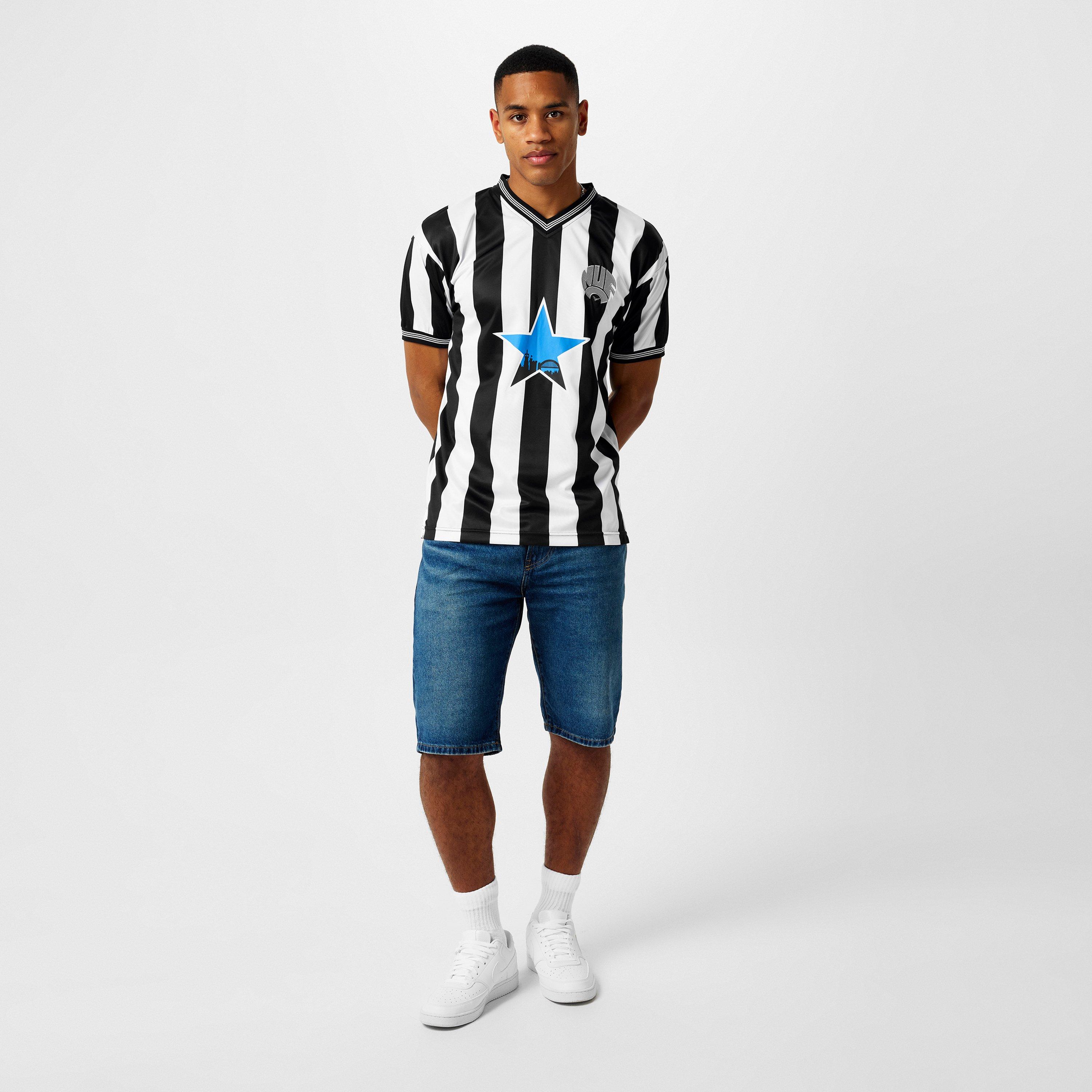 Nero/Bianco - Score Draw - Newcastle United '84 Home Shirt Adults - 6