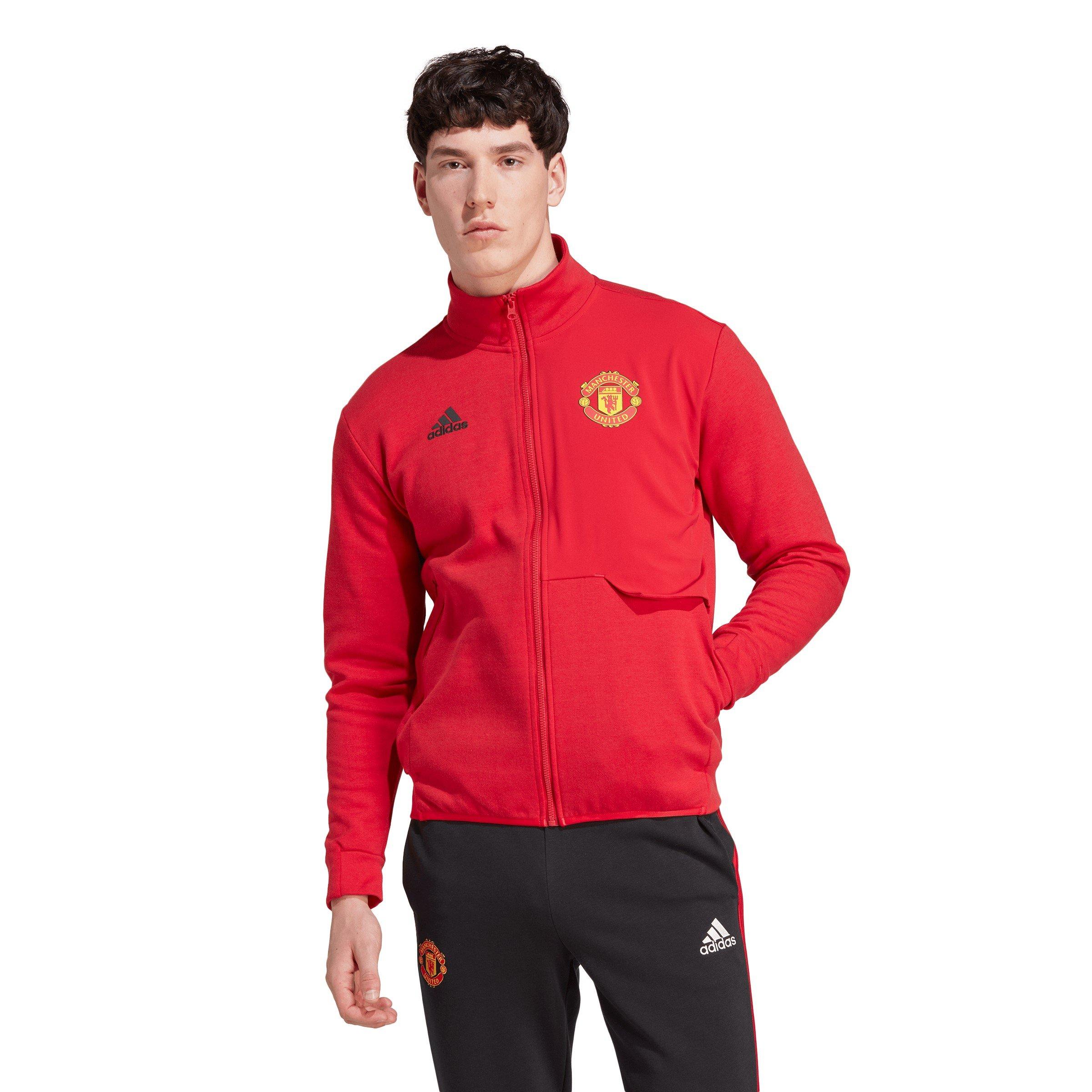 Rojo Real - adidas - Manchester United Anthem Jacket 2023 2024 Adults - 2