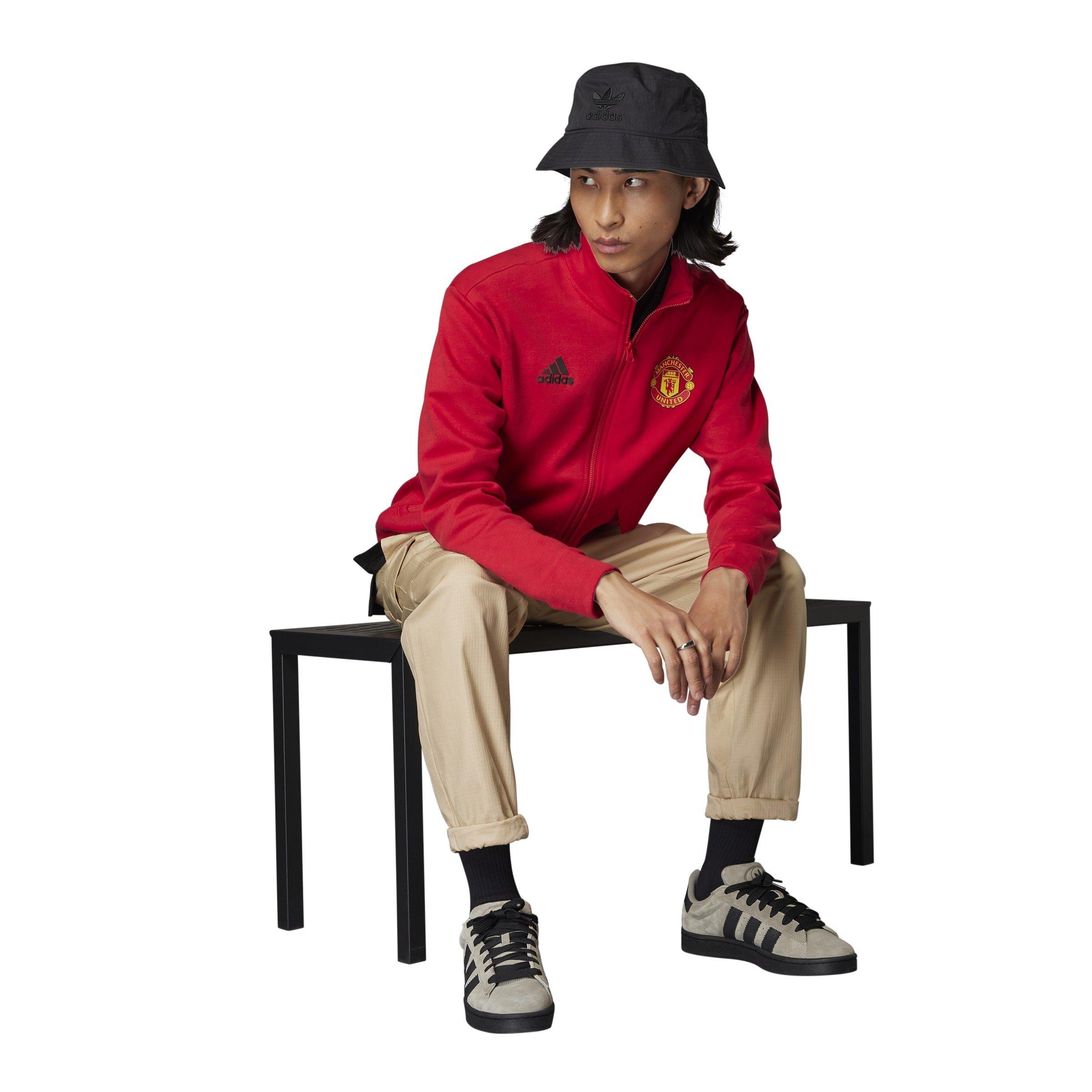 Rojo Real - adidas - Manchester United Anthem Jacket 2023 2024 Adults - 15