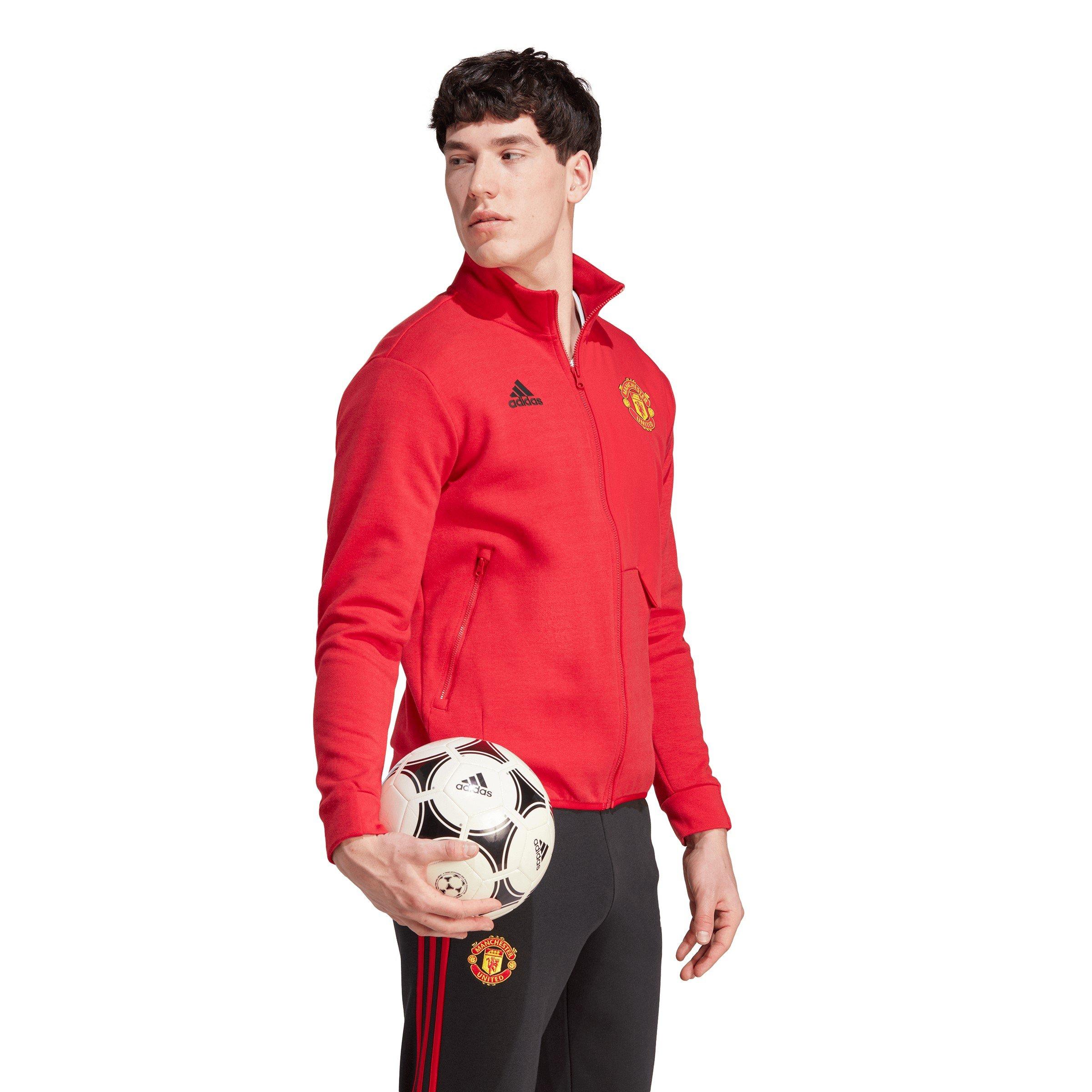 Rojo Real - adidas - Manchester United Anthem Jacket 2023 2024 Adults - 4