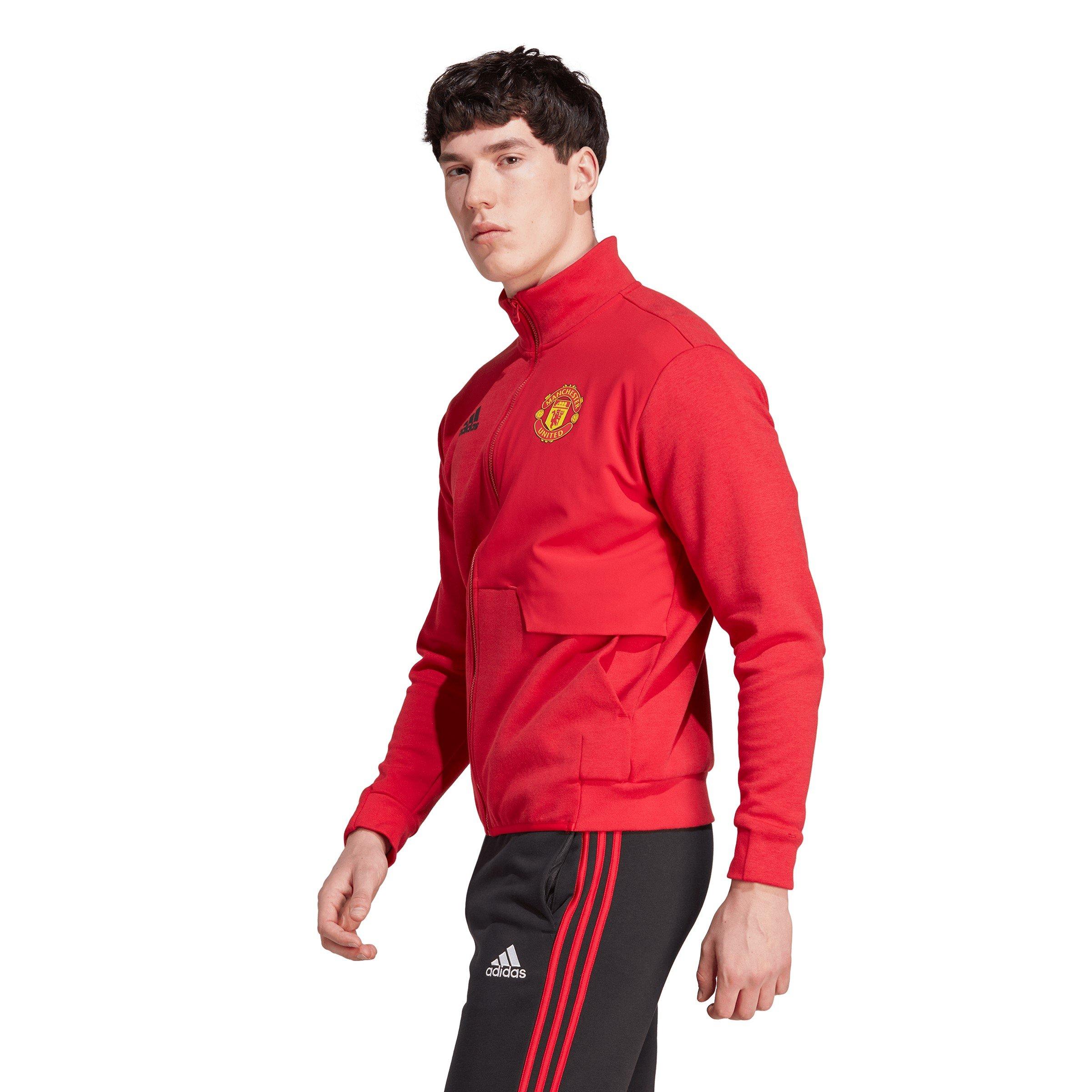 Rojo Real - adidas - Manchester United Anthem Jacket 2023 2024 Adults - 5