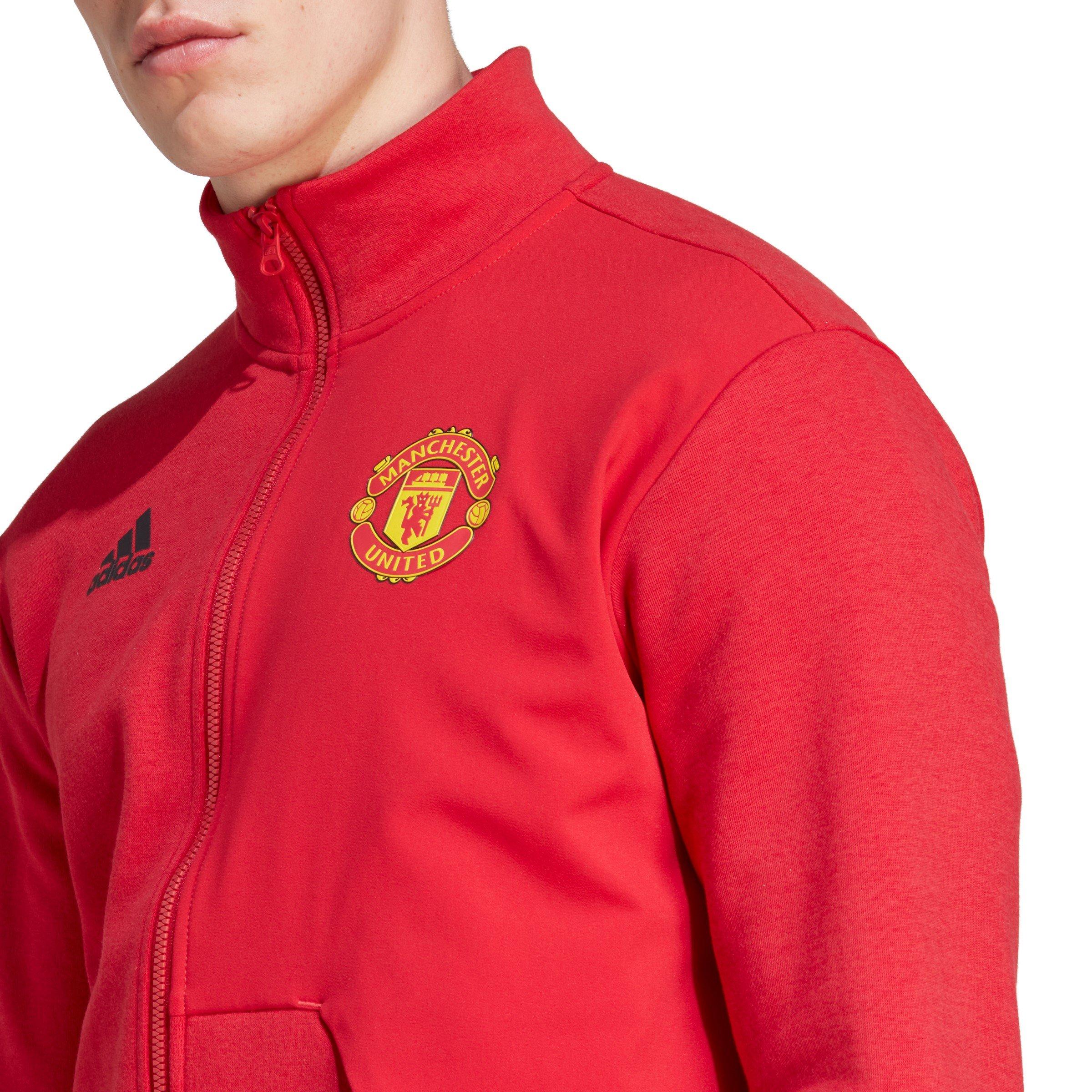Rojo Real - adidas - Manchester United Anthem Jacket 2023 2024 Adults - 6