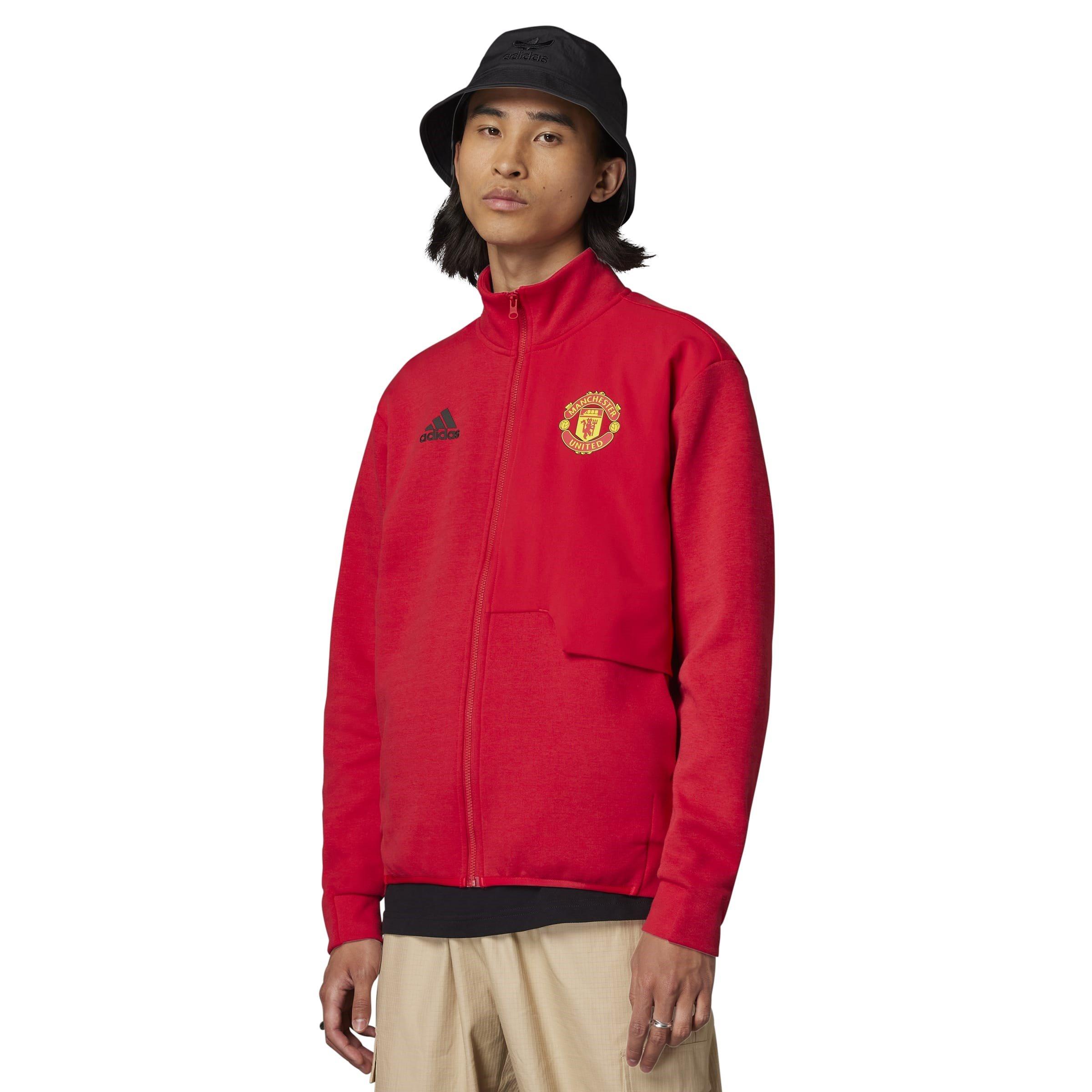 Rojo Real - adidas - Manchester United Anthem Jacket 2023 2024 Adults - 10